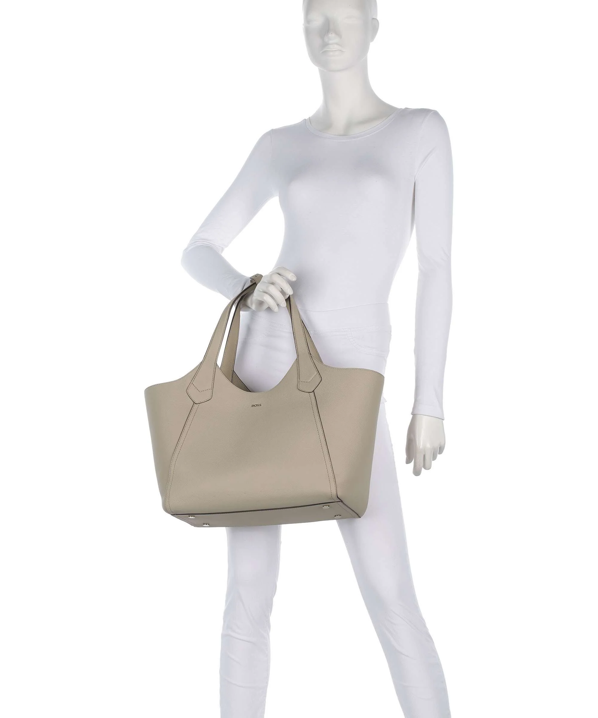 BOSS Lenah Boodschappentas light beige - Image 3