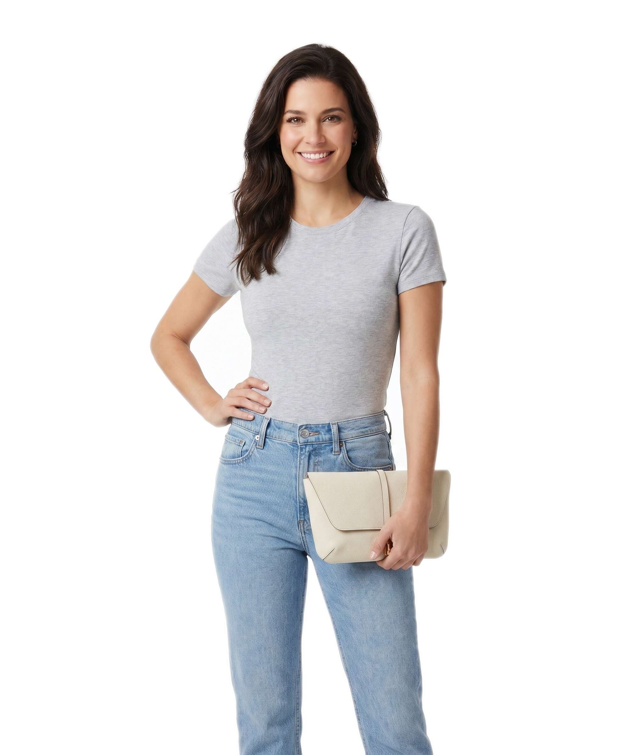 BOSS Reah Clutch tasje open white - Image 3