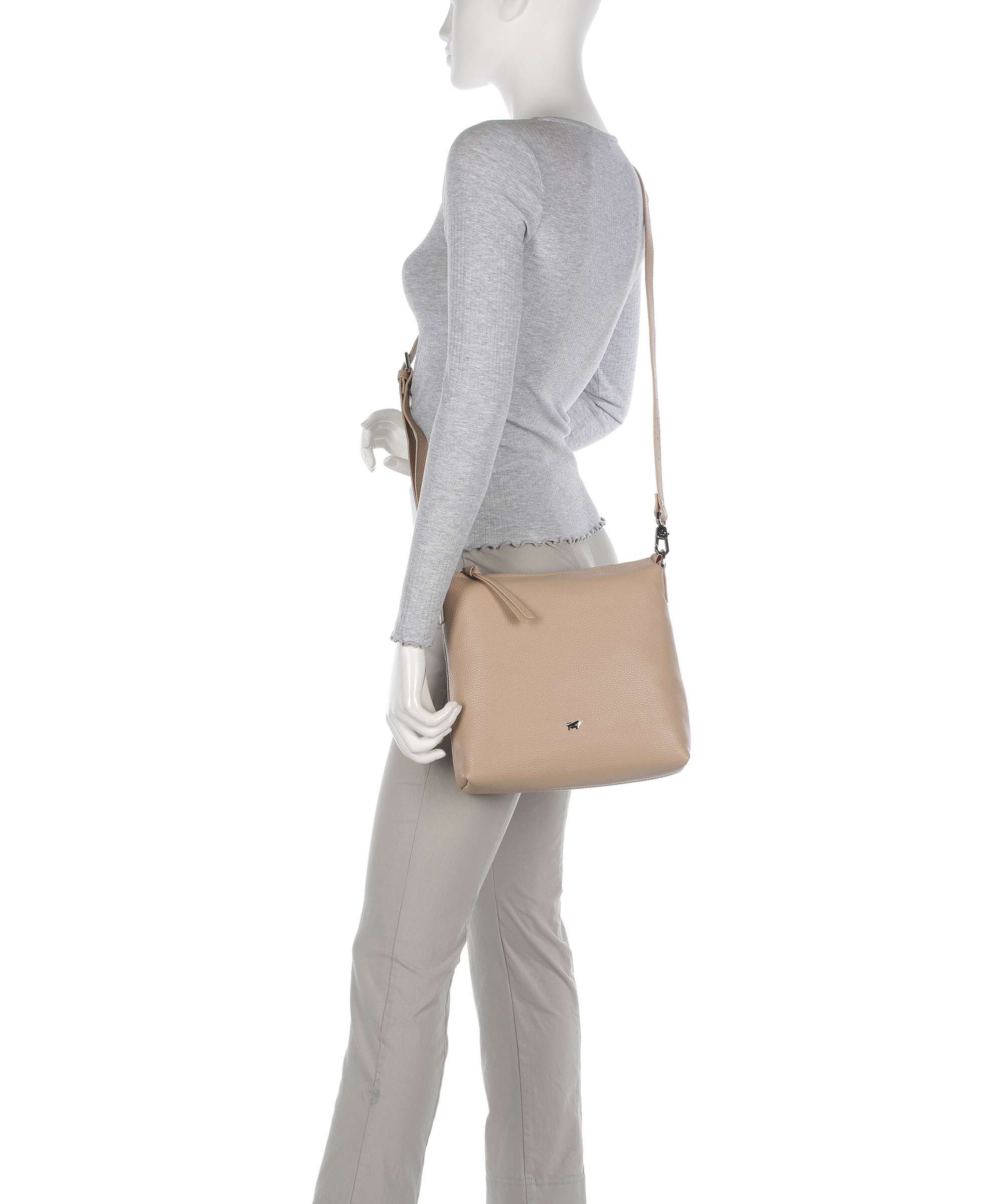 Braun Büffel Hanna M Crossbody tas creme - Image 3