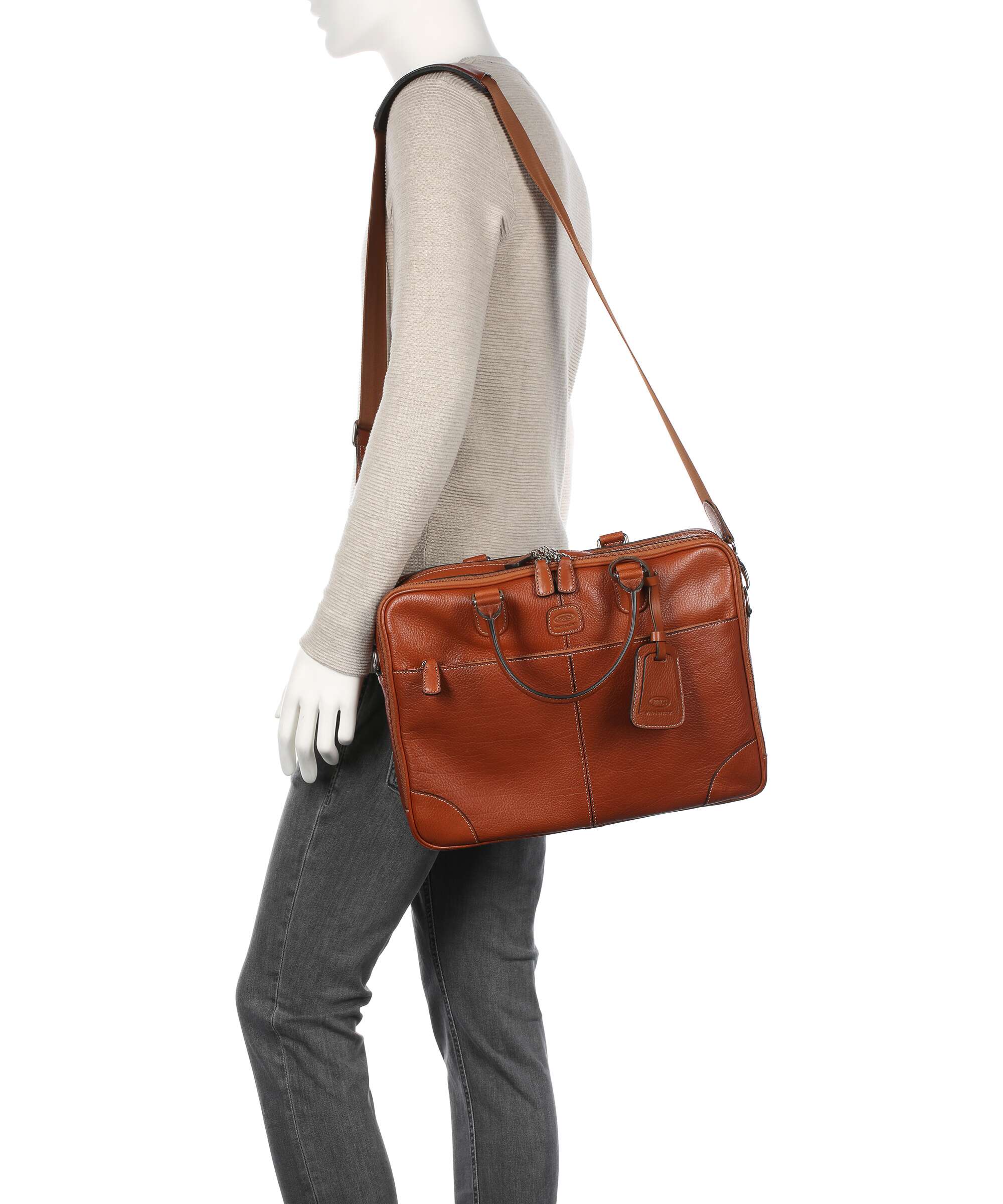 Brics Life Pelle Aktetas leather - Image 4