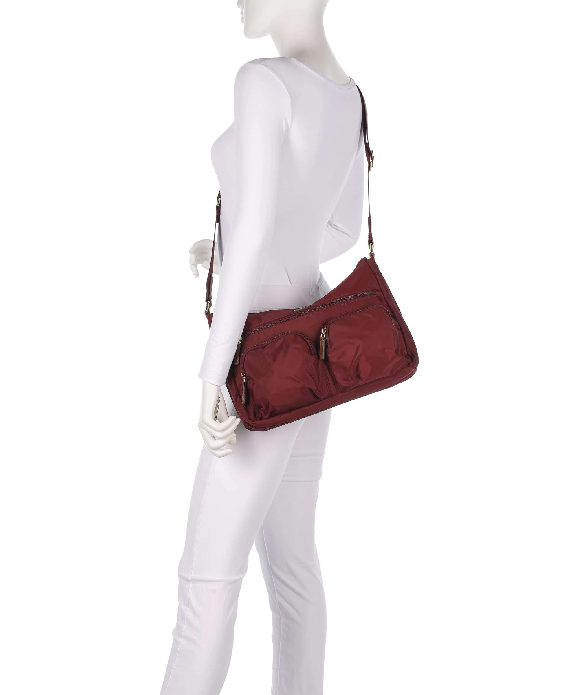 Brics X-Collection Crossbody tas bordeaux - Image 3