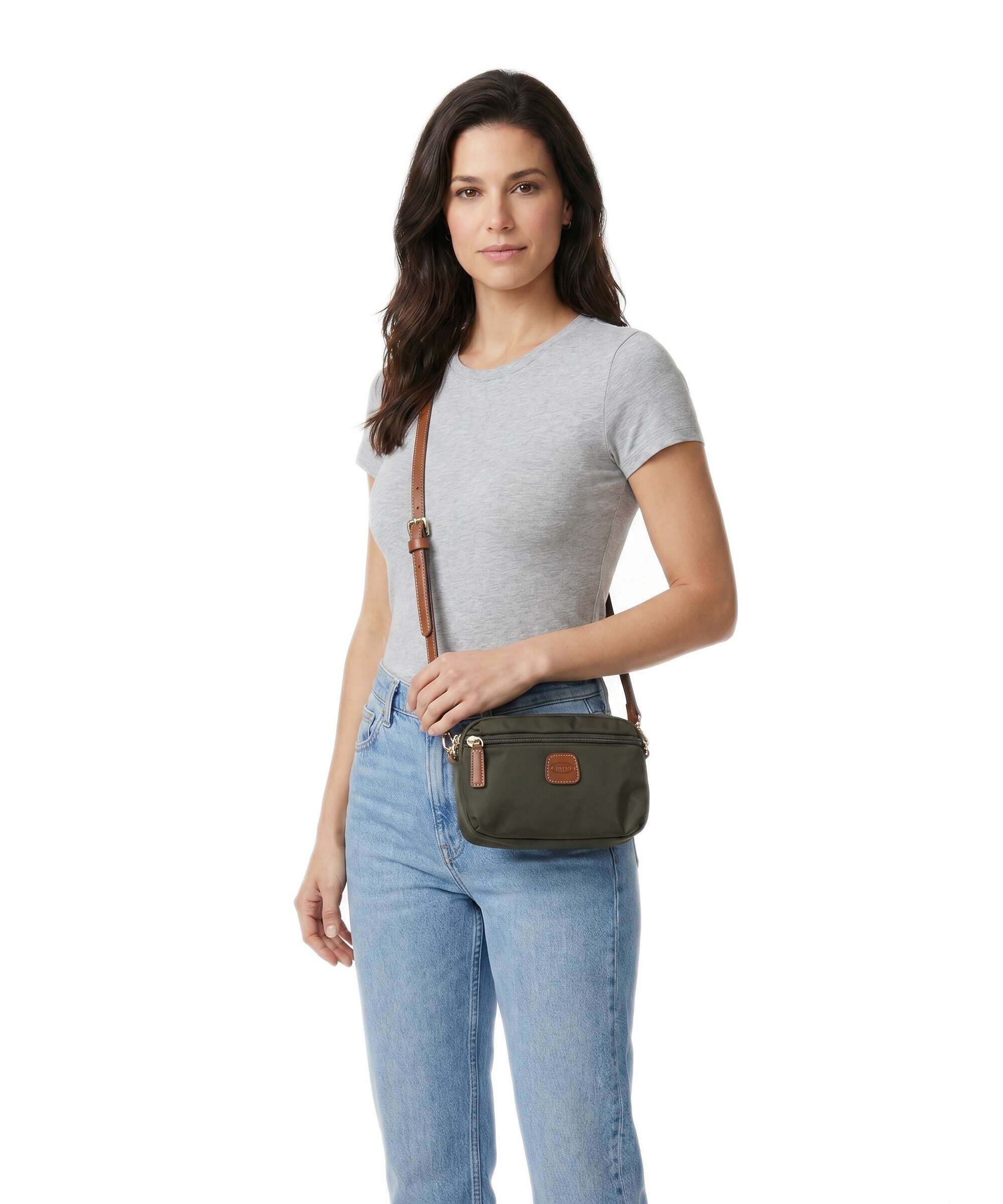 Brics X-Collection Crossbody tas olive - Image 3
