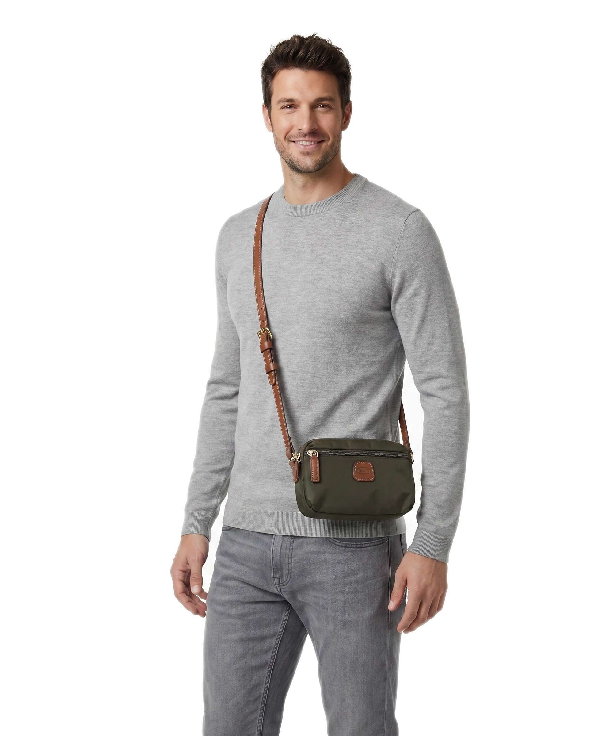 Brics X-Collection Crossbody tas olive - Image 4