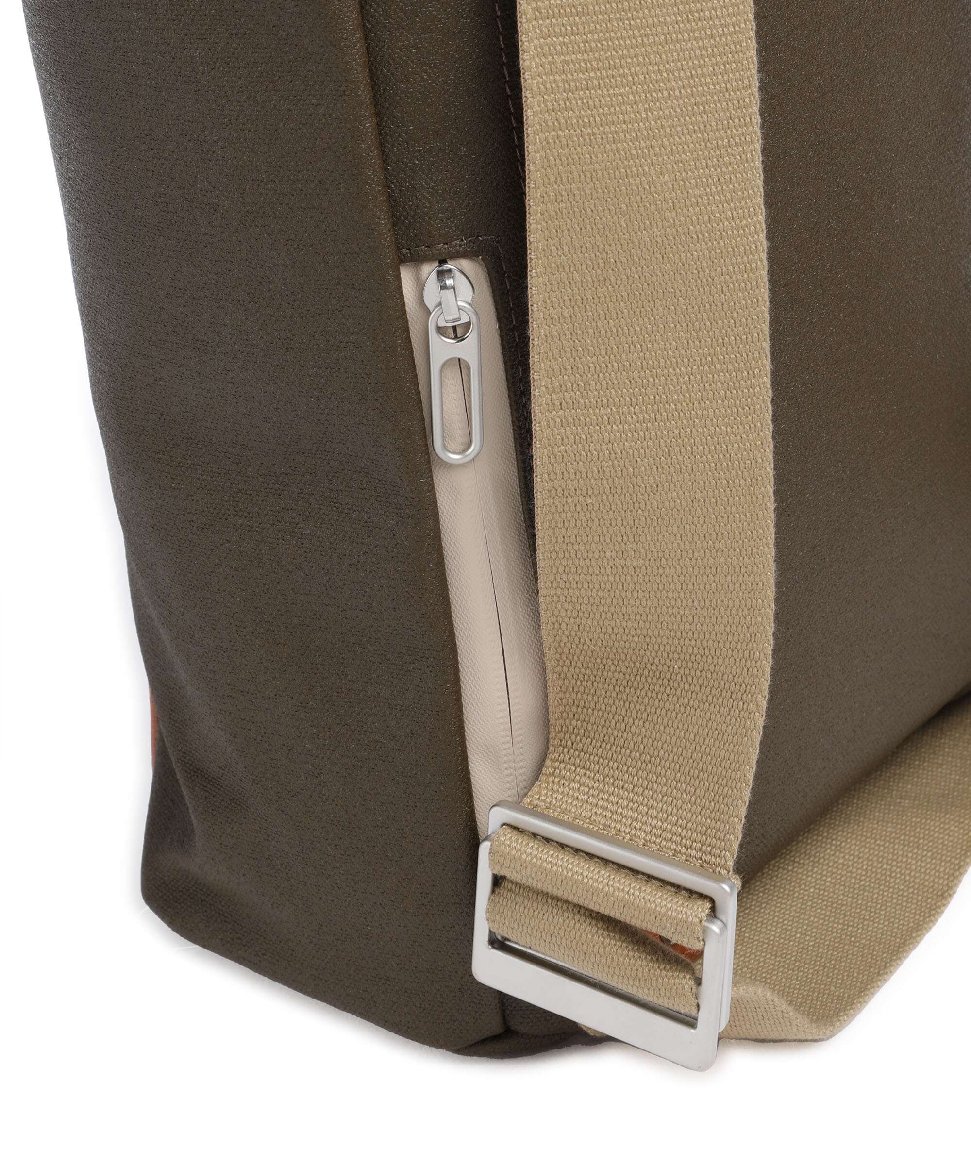 Brooks England Pickwick Cotton Canvas Small Rolltop rugzak moss - Image 4