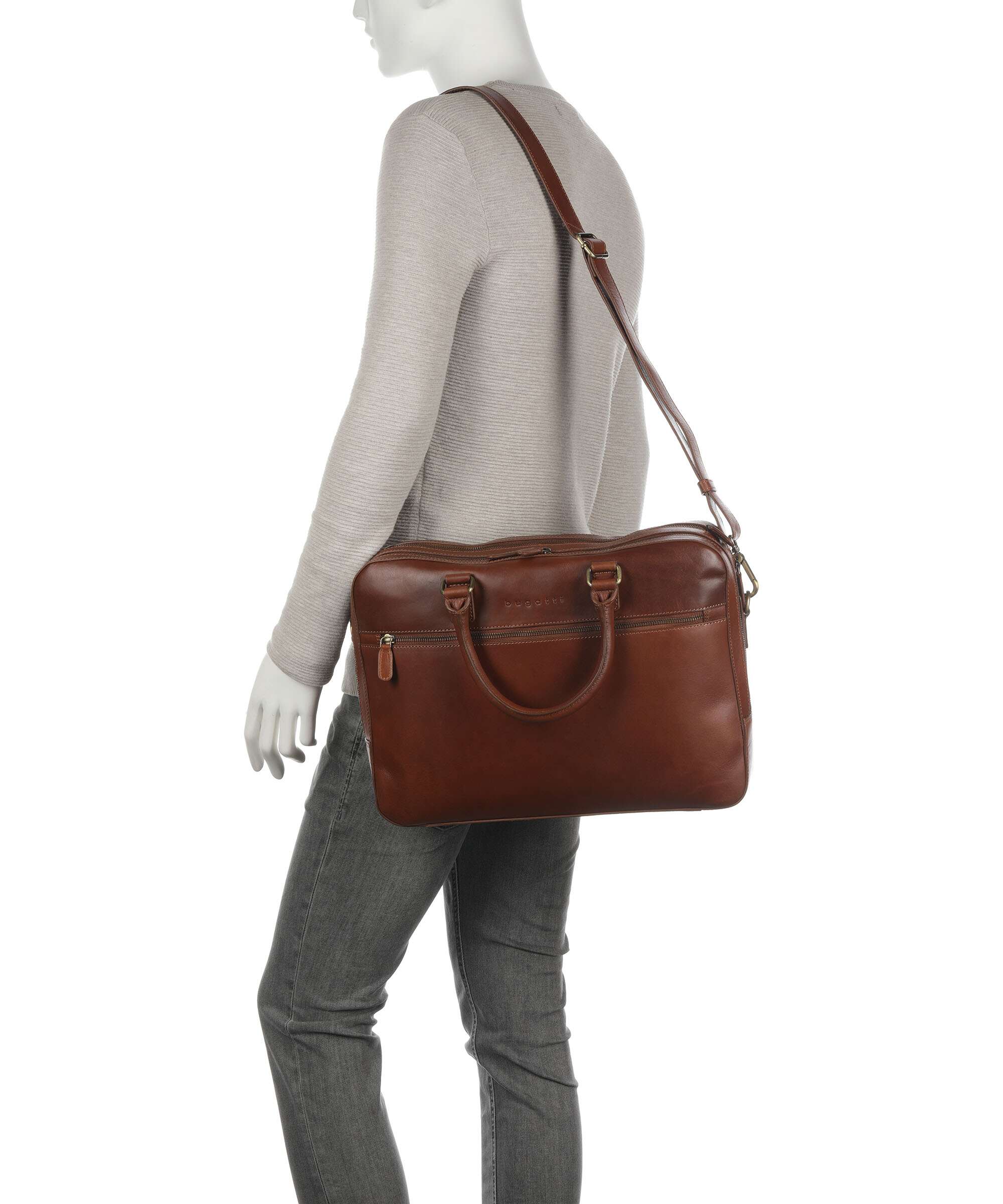Bugatti Remo Aktetas cognac - Image 3