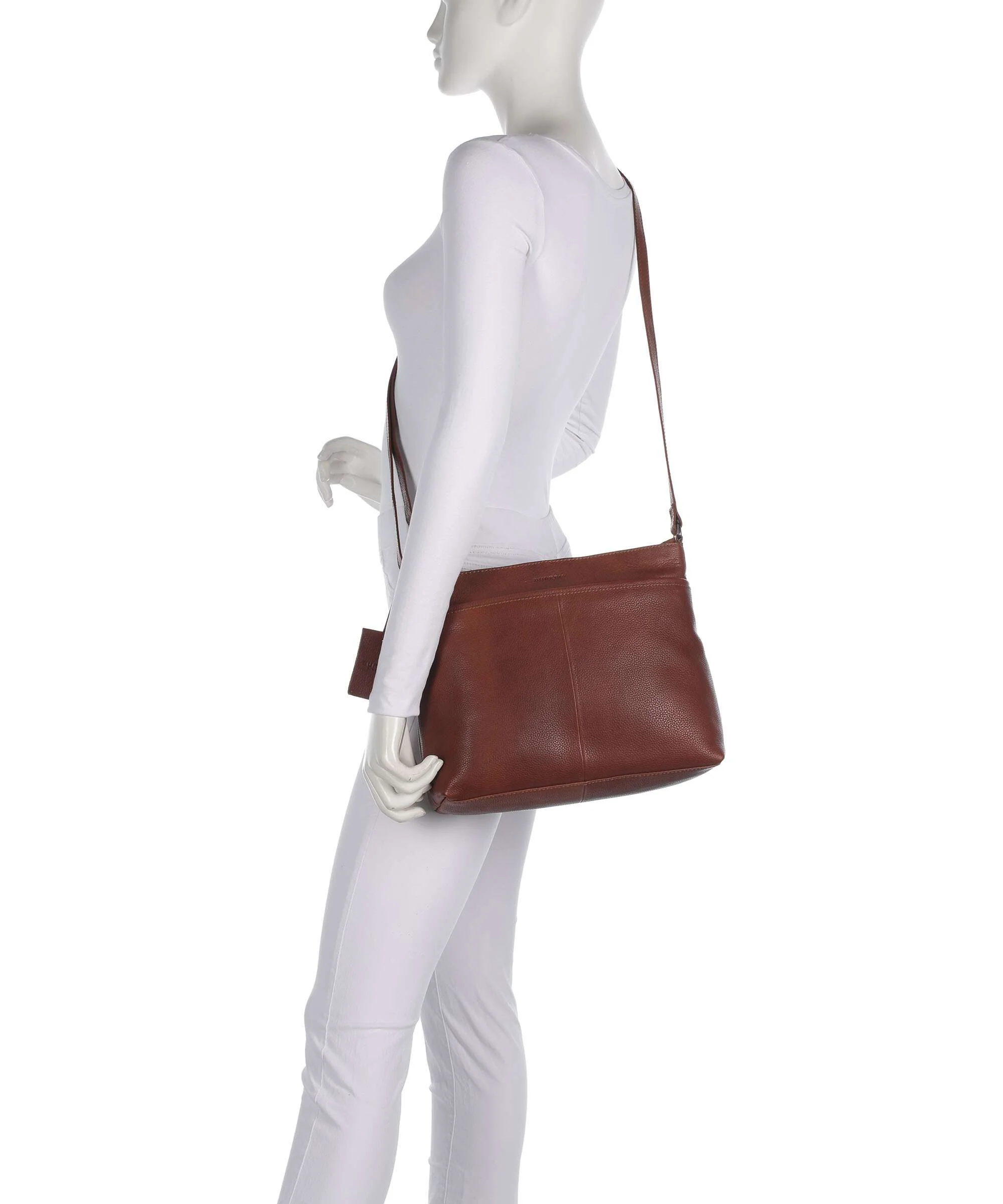 Burkely Antique Avery Crossbody tas cognac - Image 3