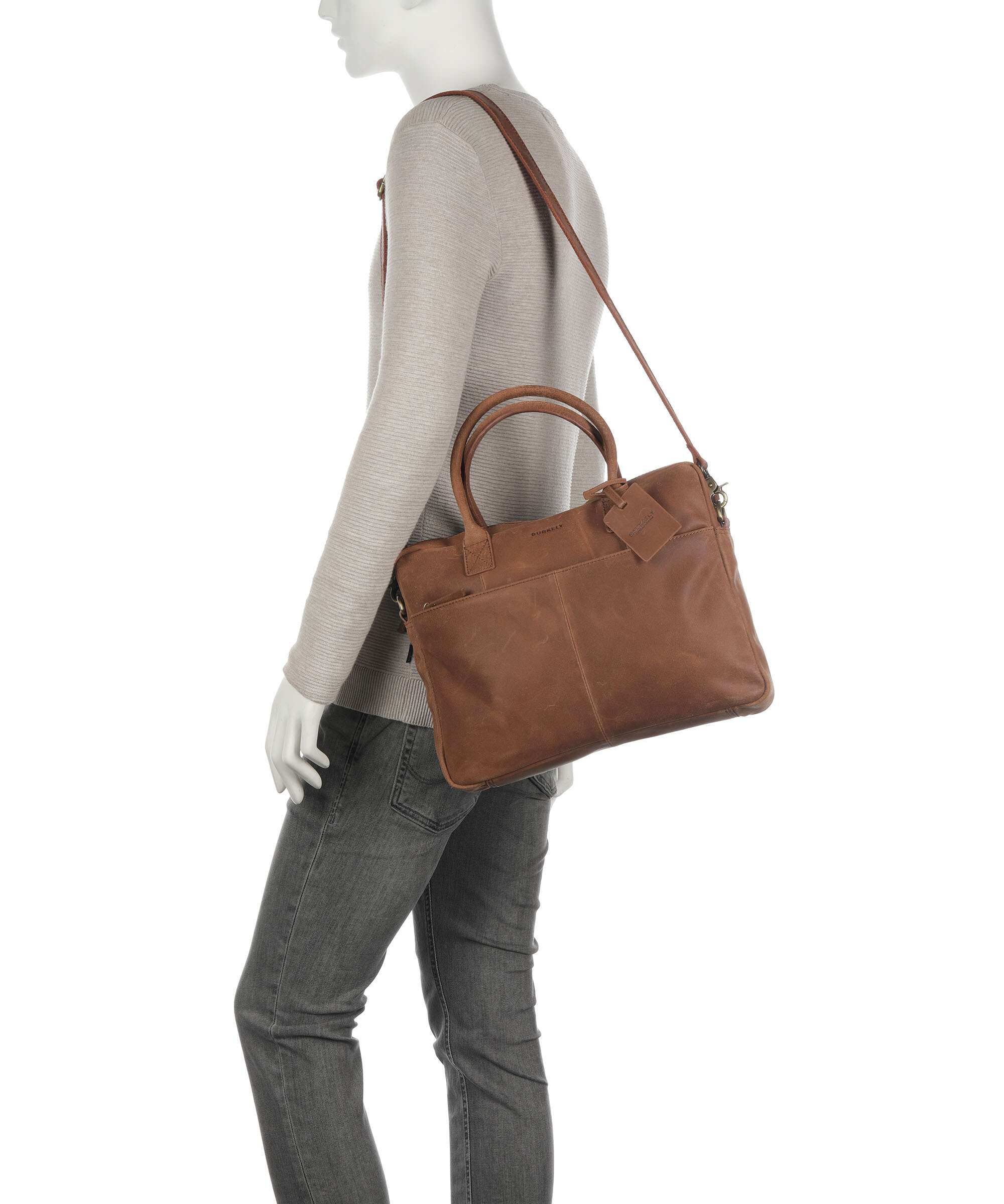 Burkely Vintage Jack Aktetas cognac - Image 4