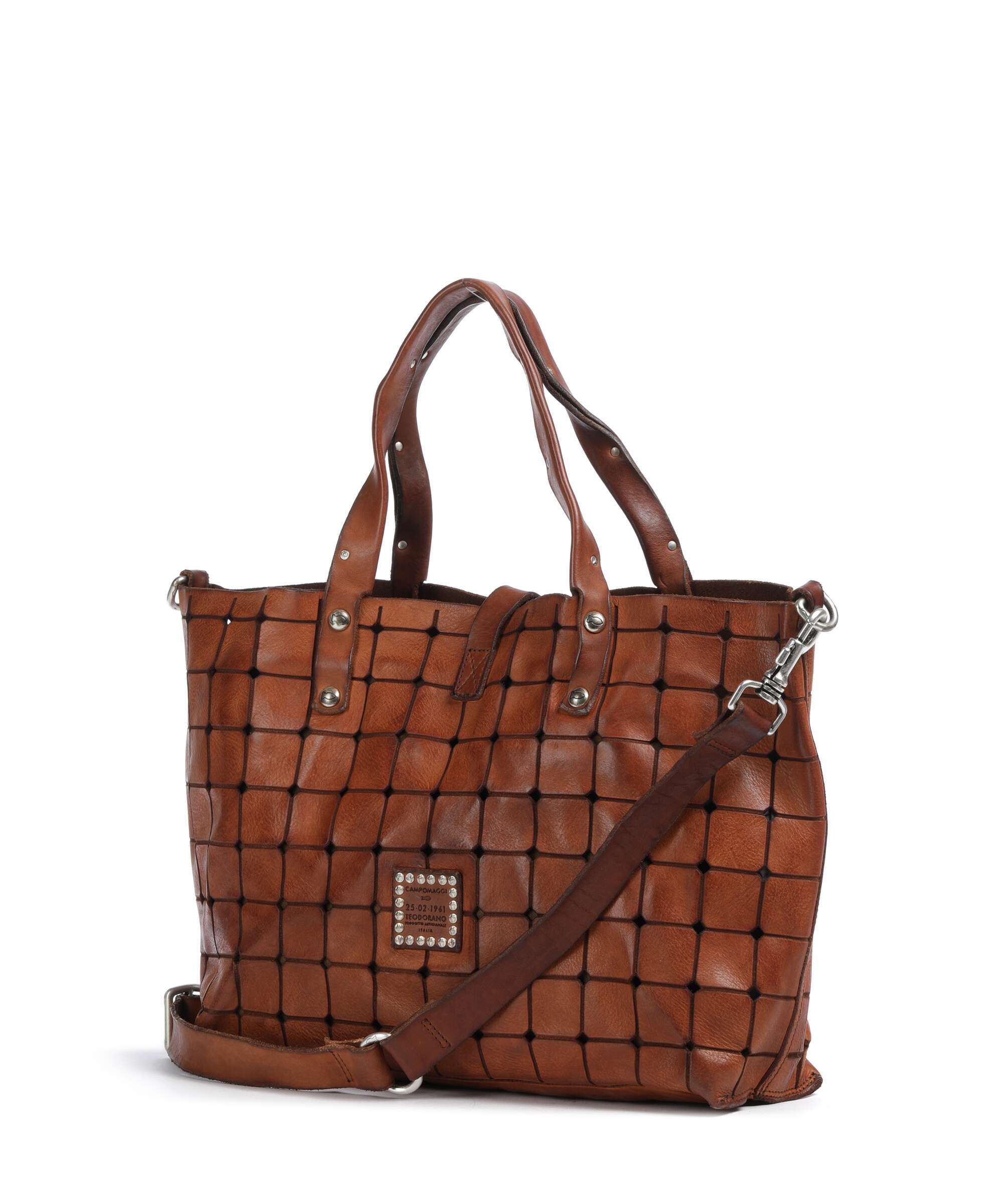 Campomaggi Boodschappentas cognac - Image 2
