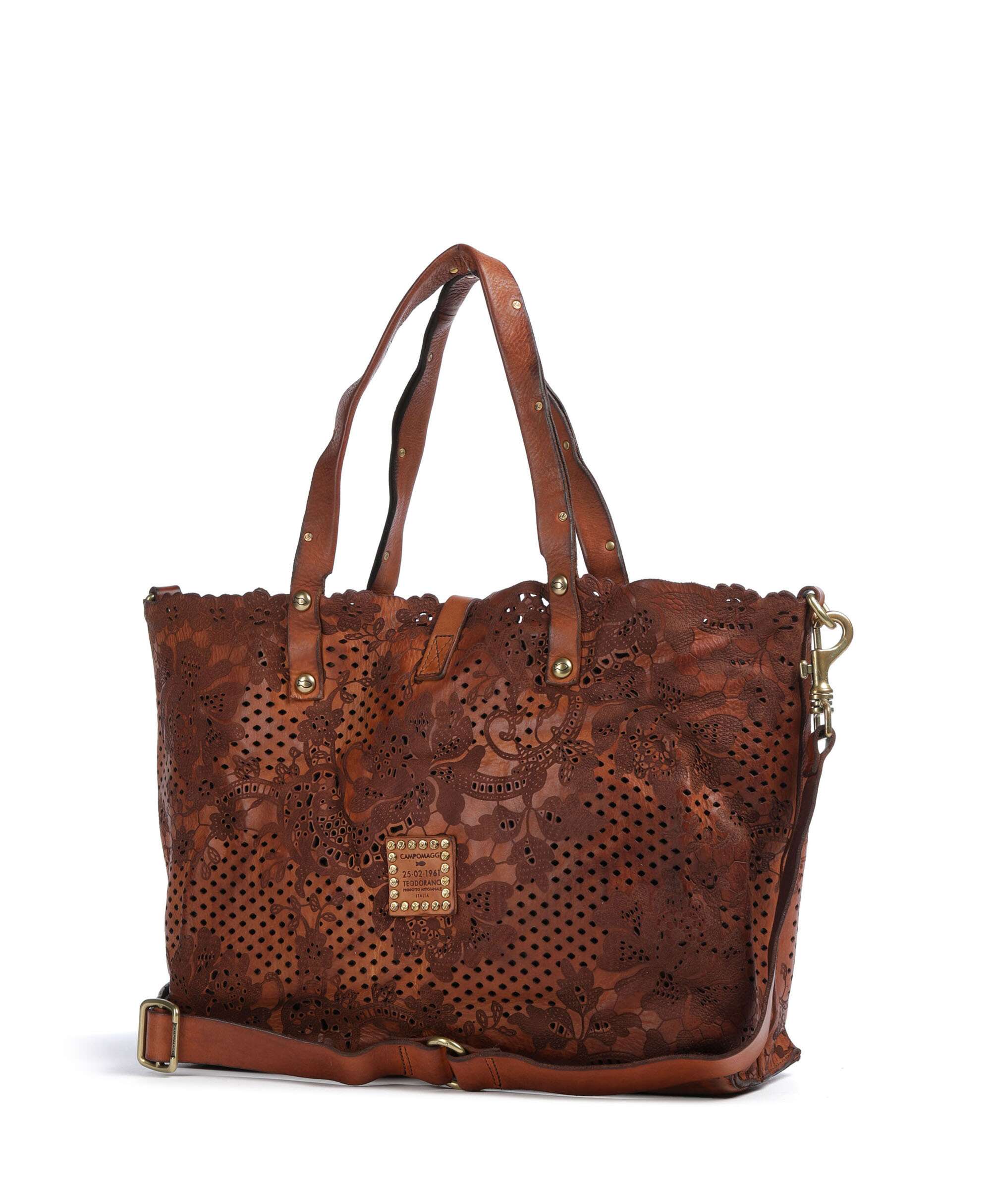 Campomaggi Boodschappentas cognac - Image 2