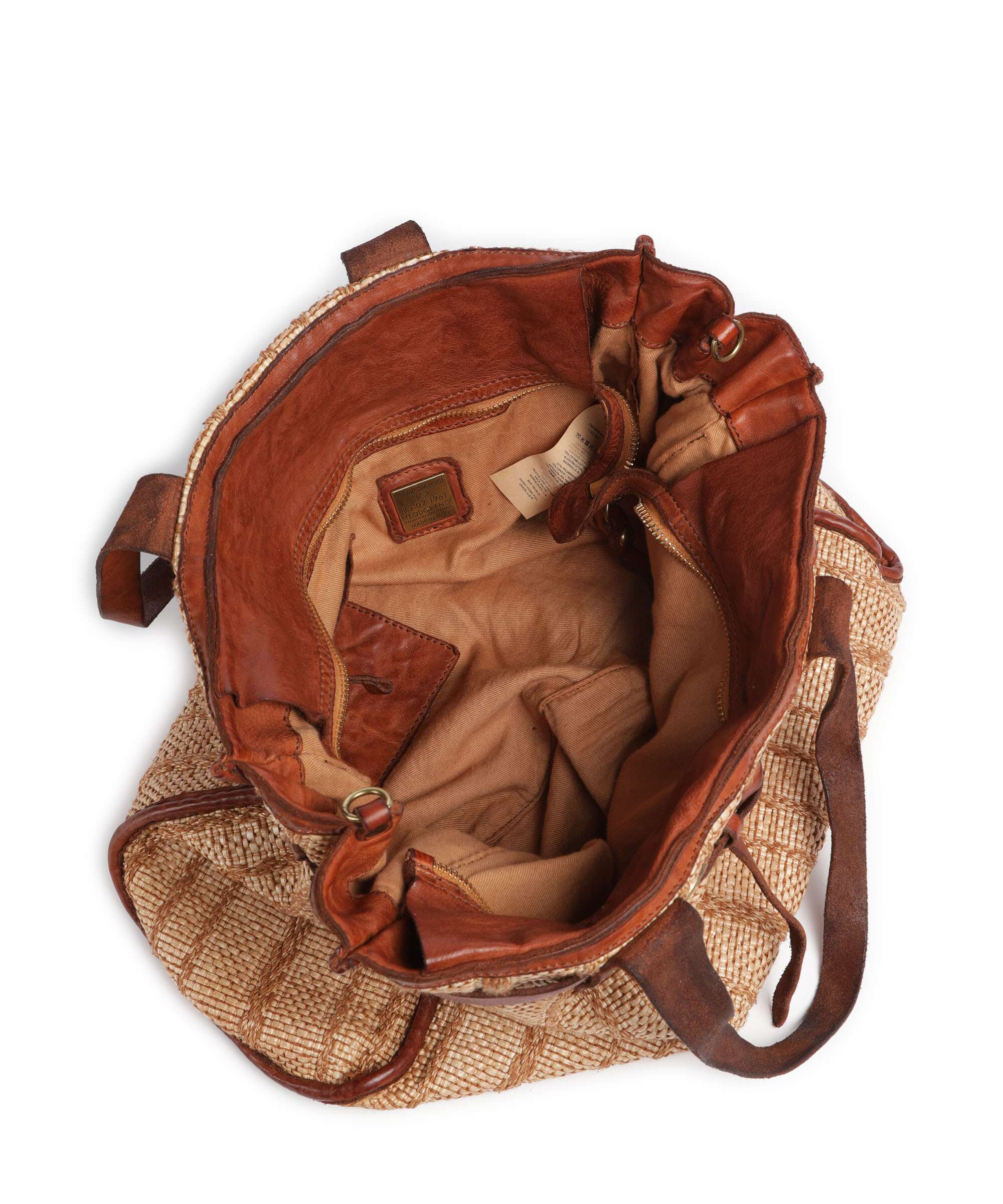 Campomaggi Boodschappentas cognac - Image 6