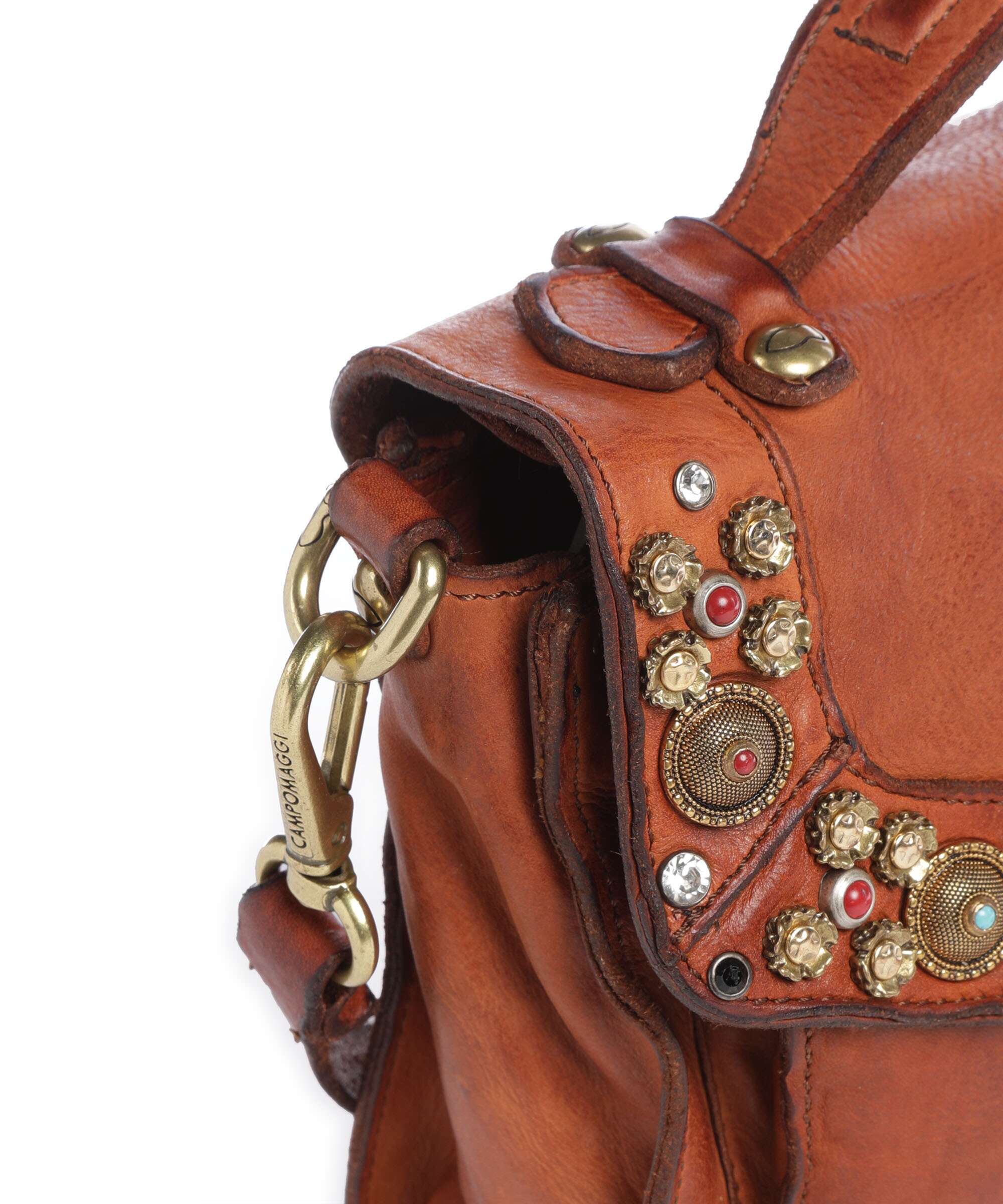 Campomaggi Crossbody tas cognac - Image 4