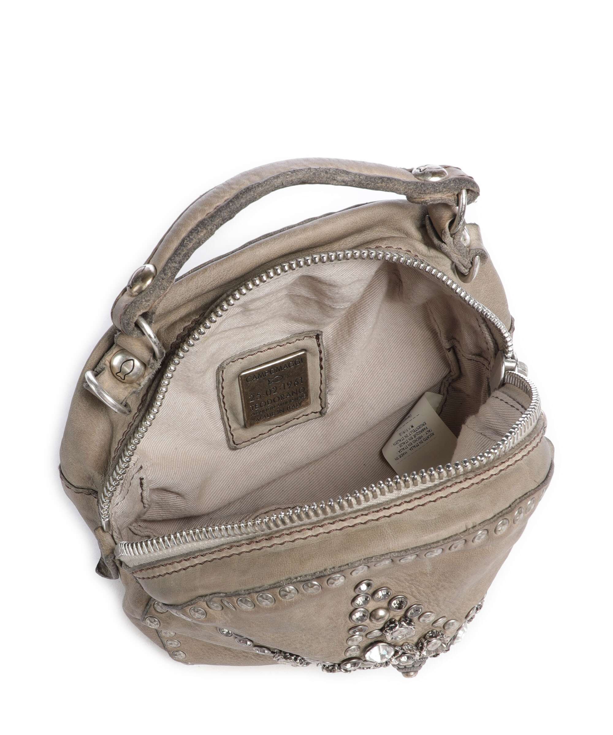 Campomaggi Crossbody tas cement - Image 4