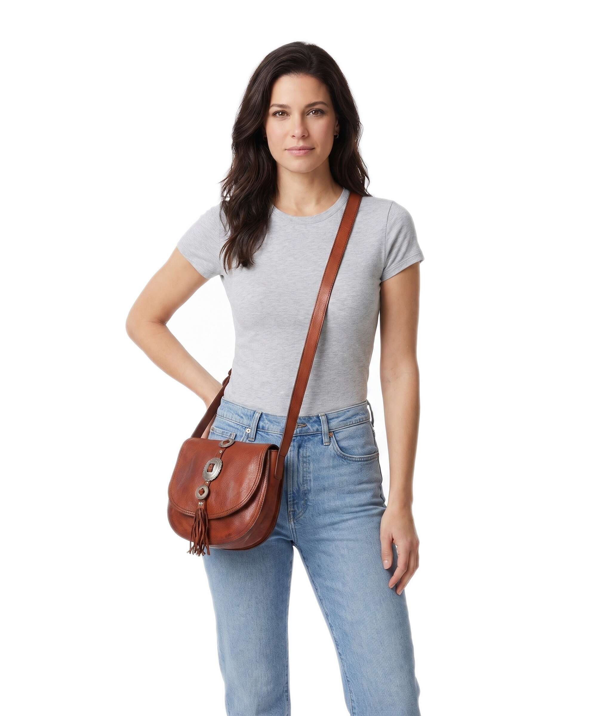 Campomaggi Crossbody tas cognac - Image 3