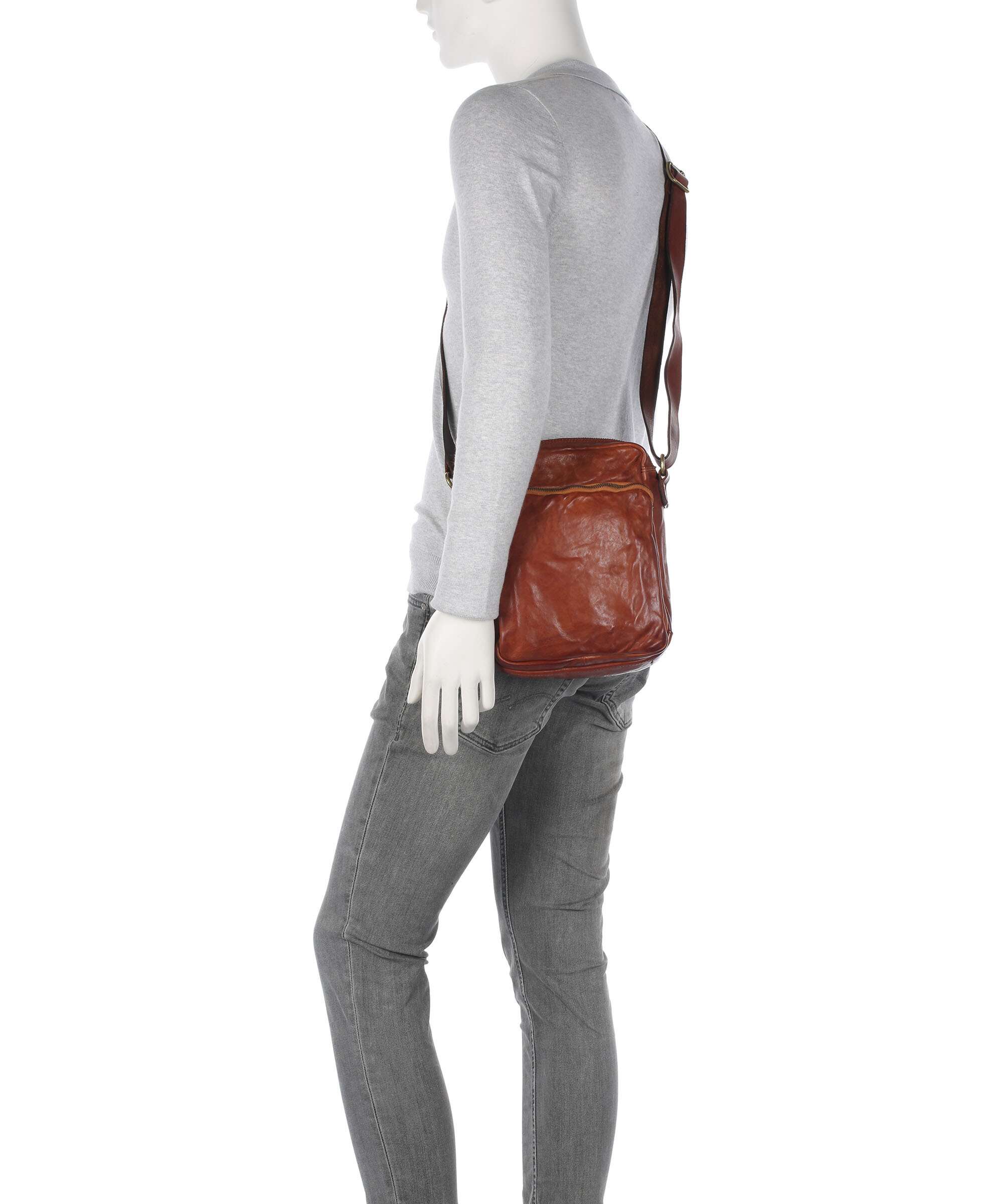Campomaggi Crossbody tas cognac - Image 4