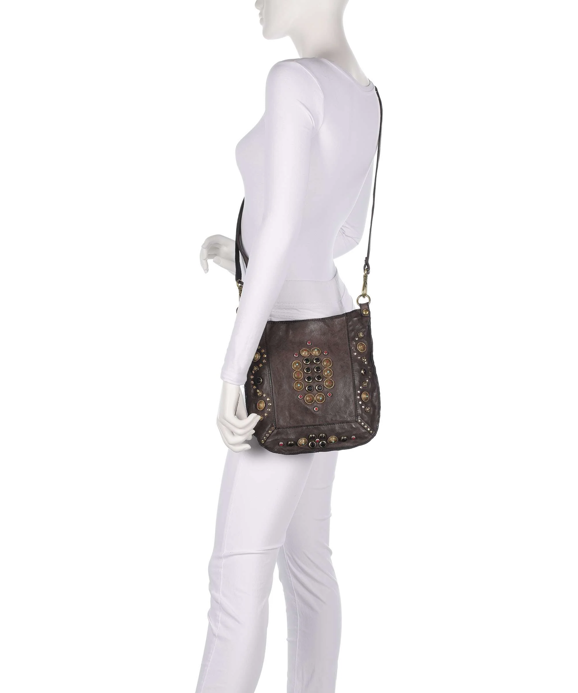 Campomaggi Crossbody tas grigio - Image 3