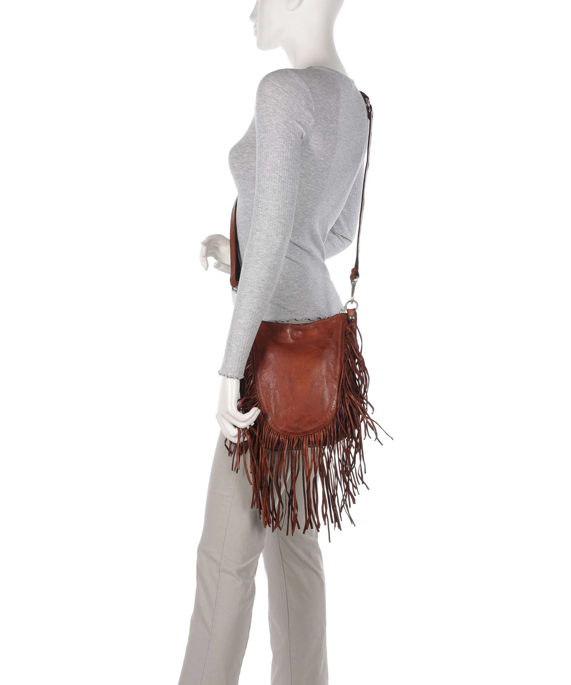 Campomaggi Crossbody tas cognac - Image 3