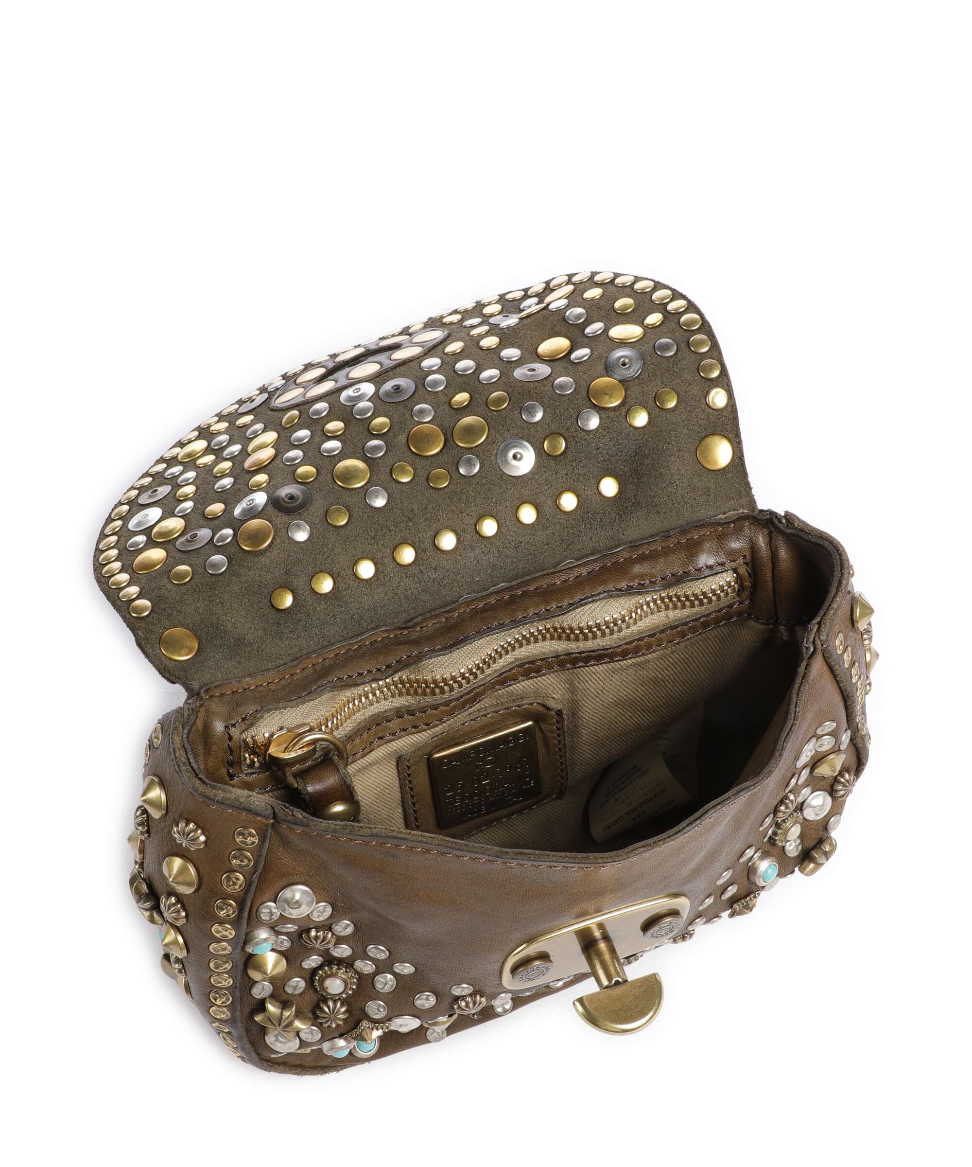 Campomaggi Crossbody tas military - Image 6
