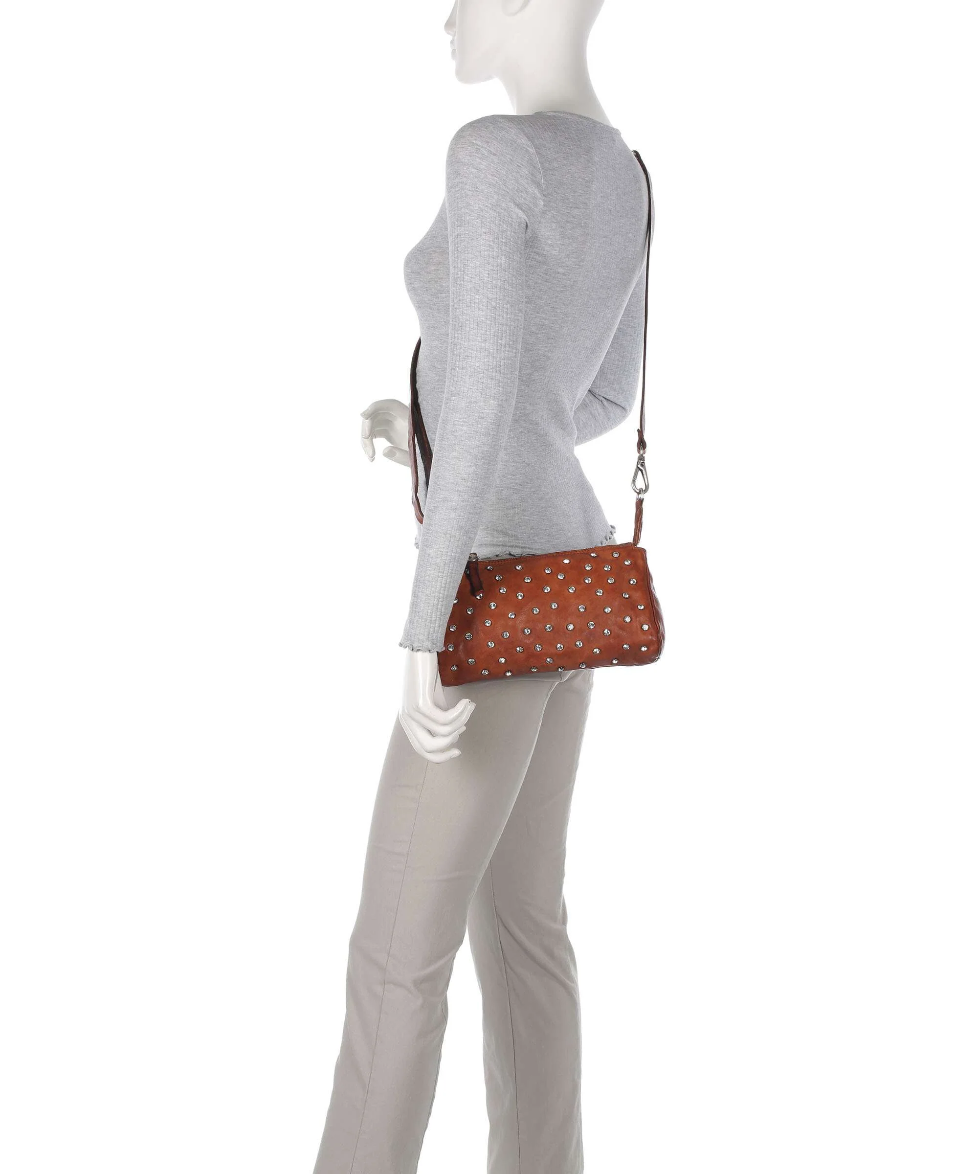 Campomaggi Crossbody tas cognac - Image 3