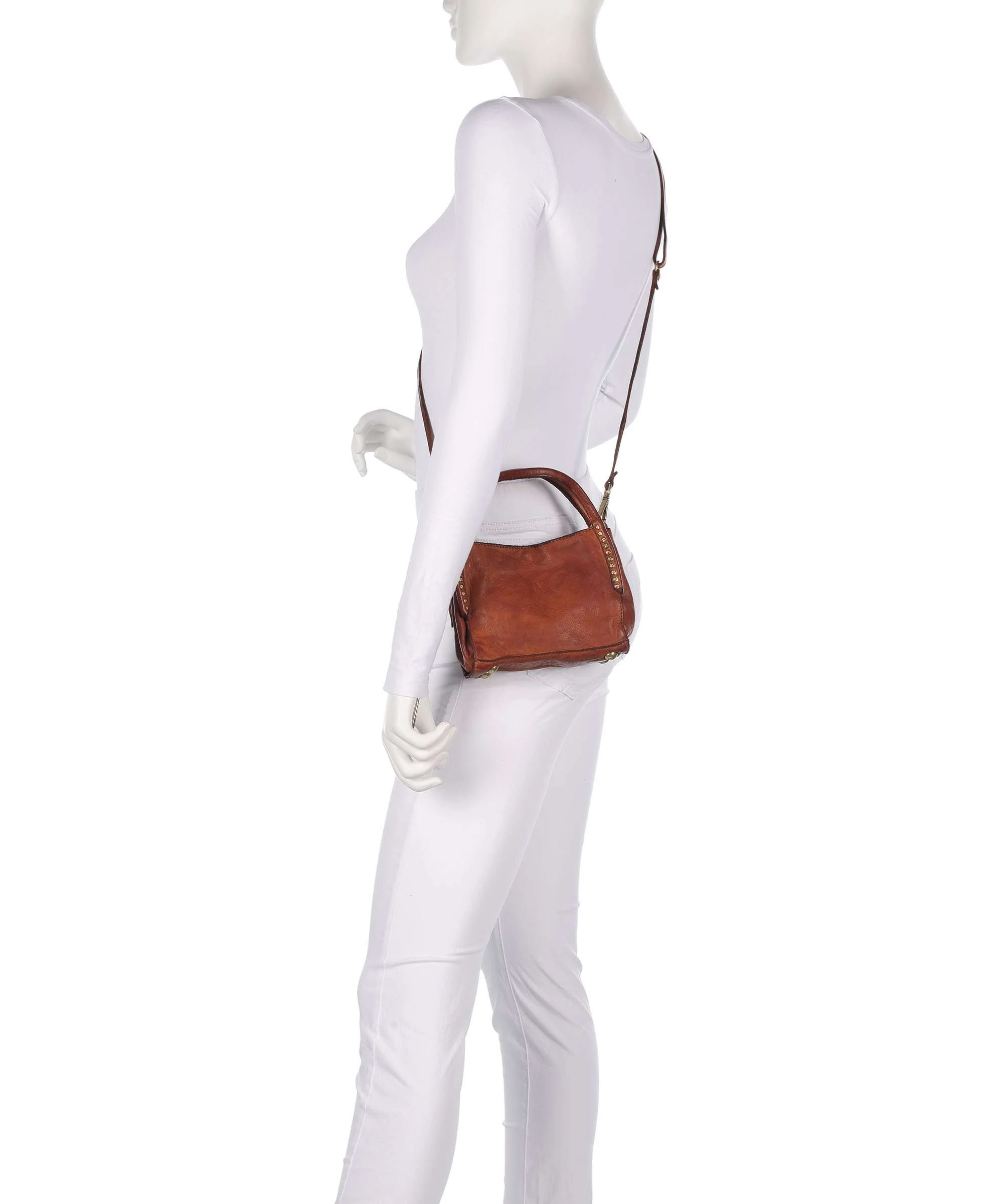 Campomaggi Crossbody tas cognac - Image 3