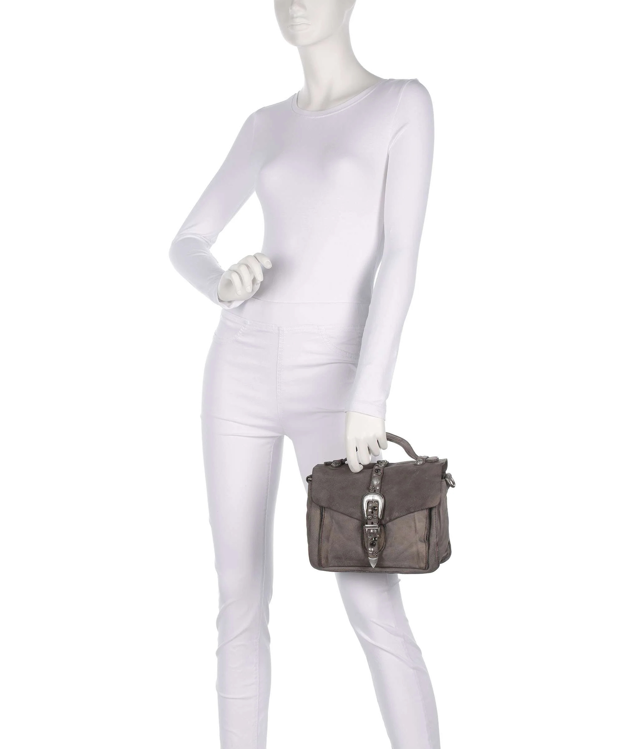 Campomaggi Crossbody tas cemento - Image 3