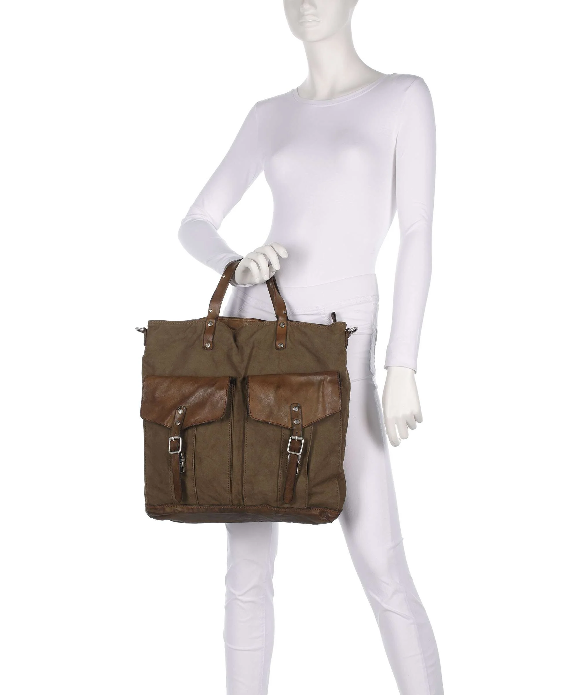 Campomaggi Rugzak-tas verde militare - Image 3