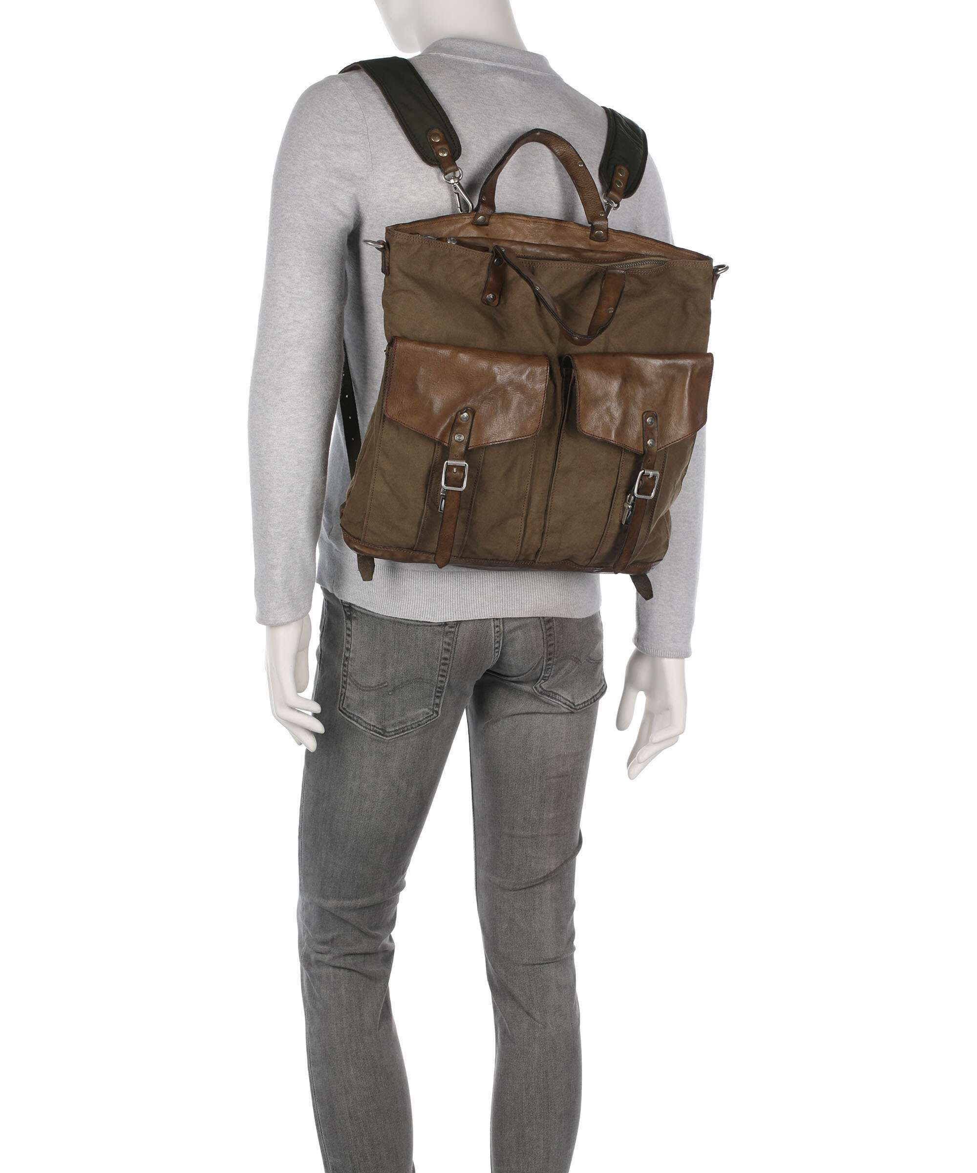 Campomaggi Rugzak-tas verde militare - Image 4