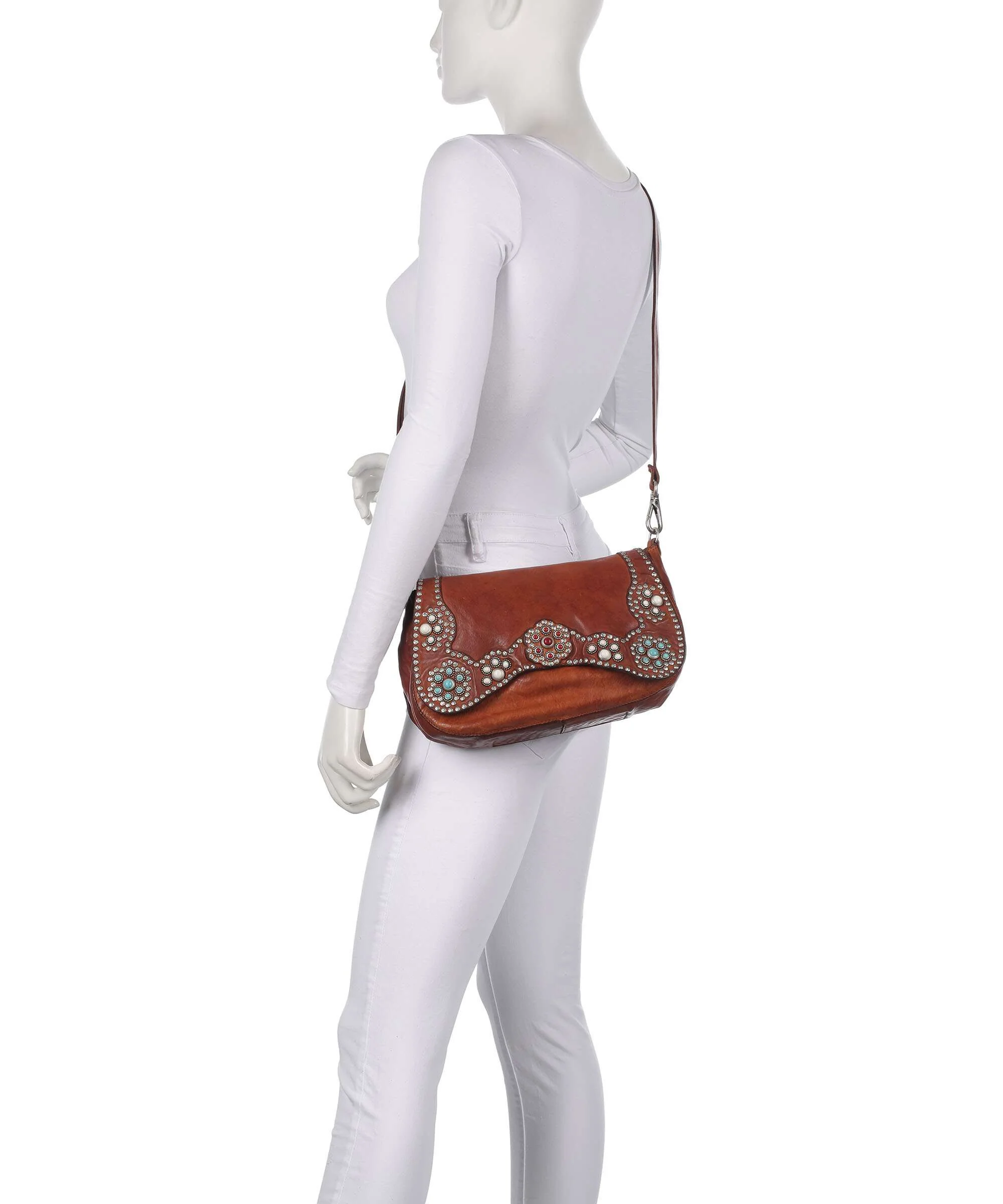 Campomaggi Schoudertas cognac - Image 4