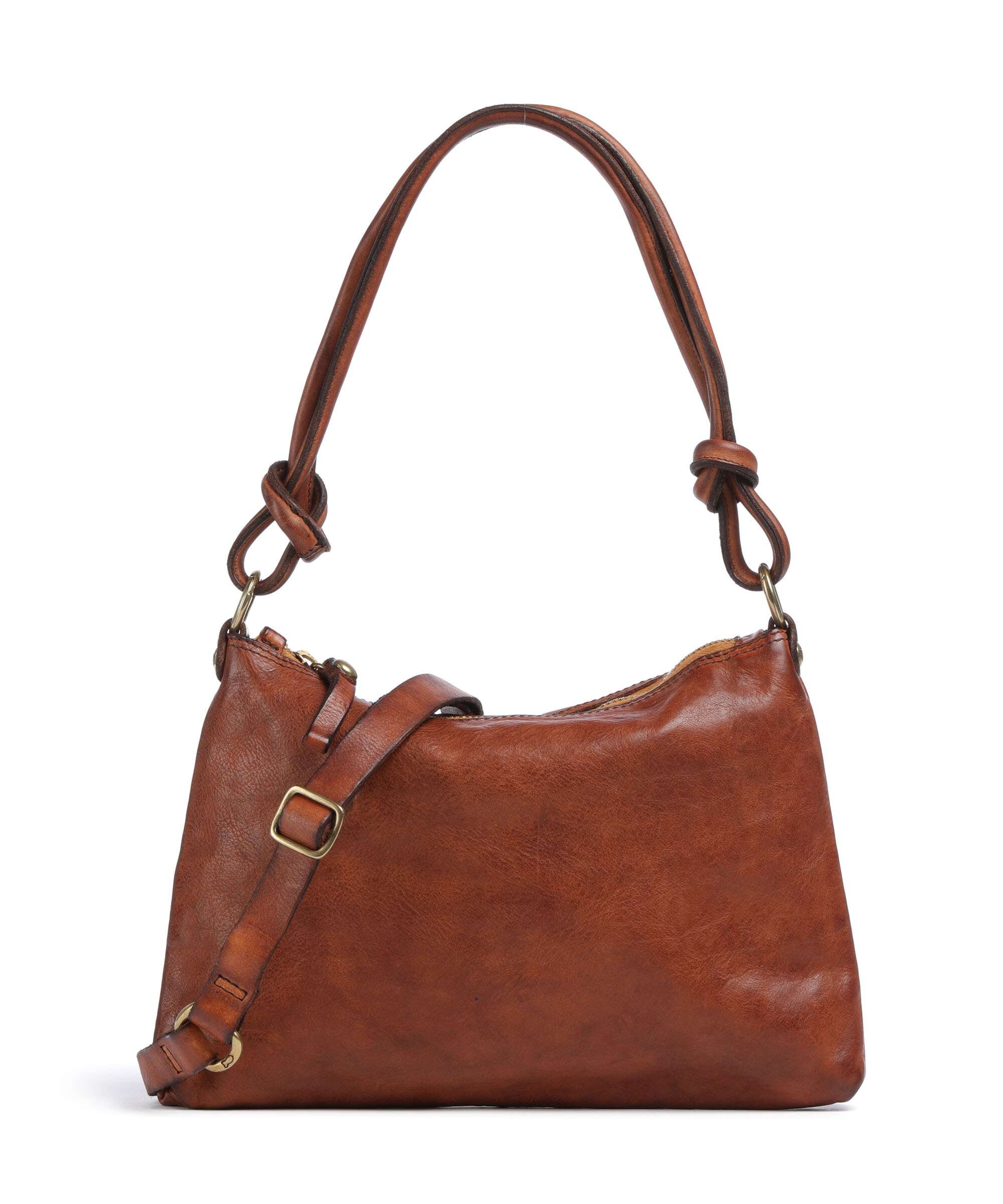 Campomaggi Schoudertas cognac