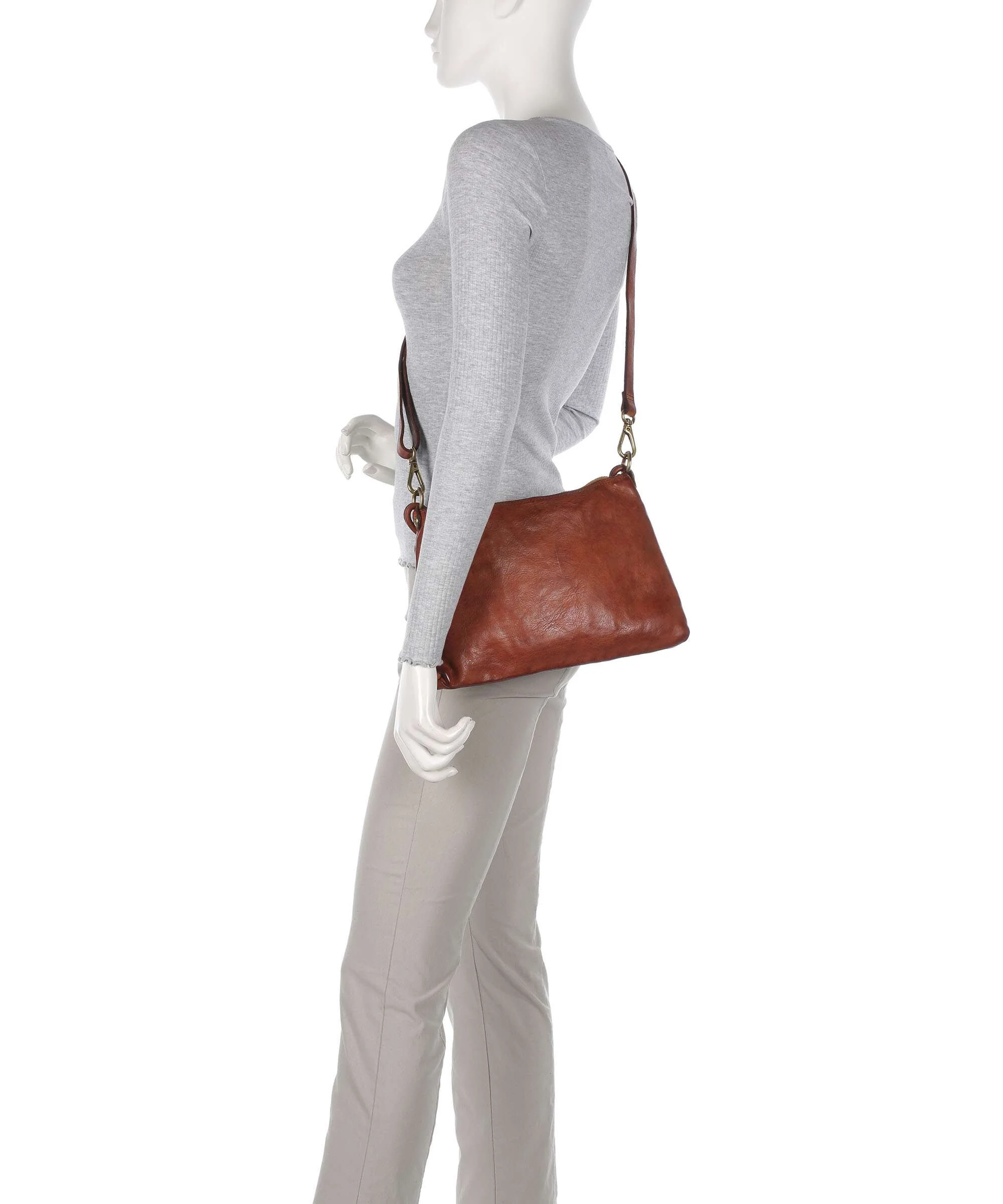 Campomaggi Schoudertas cognac - Image 4