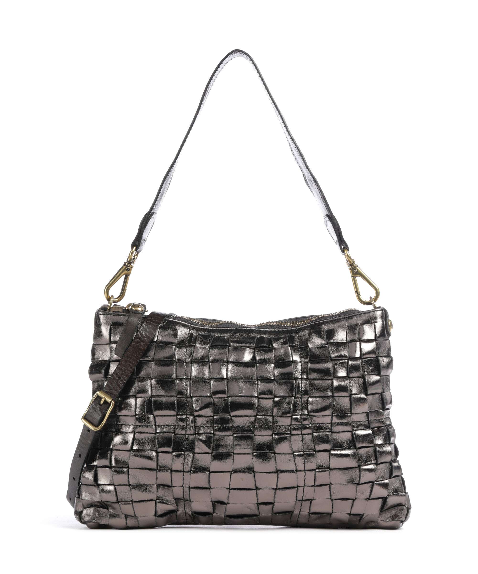 Campomaggi Schoudertas lead grey