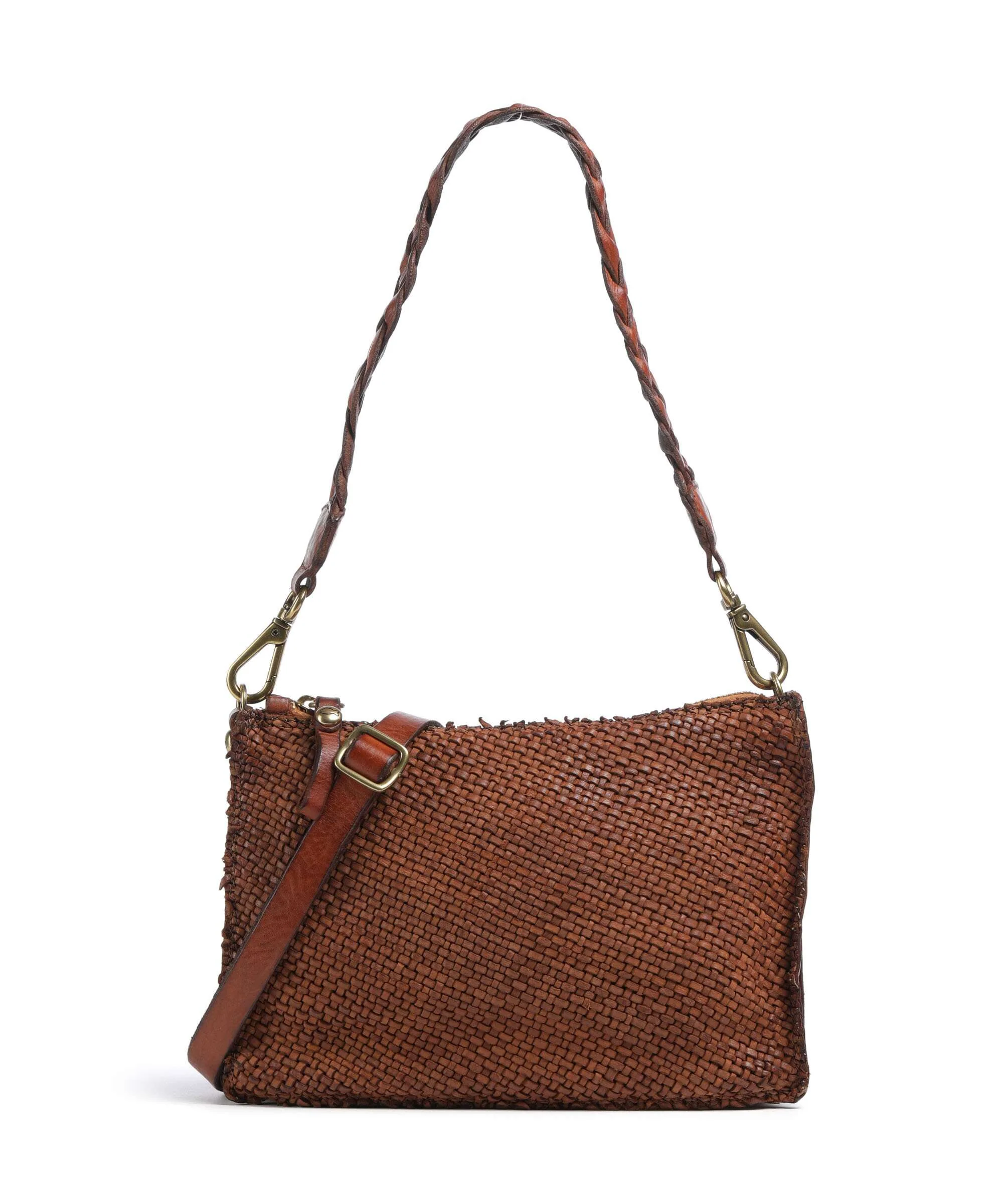 Campomaggi Schoudertas cognac