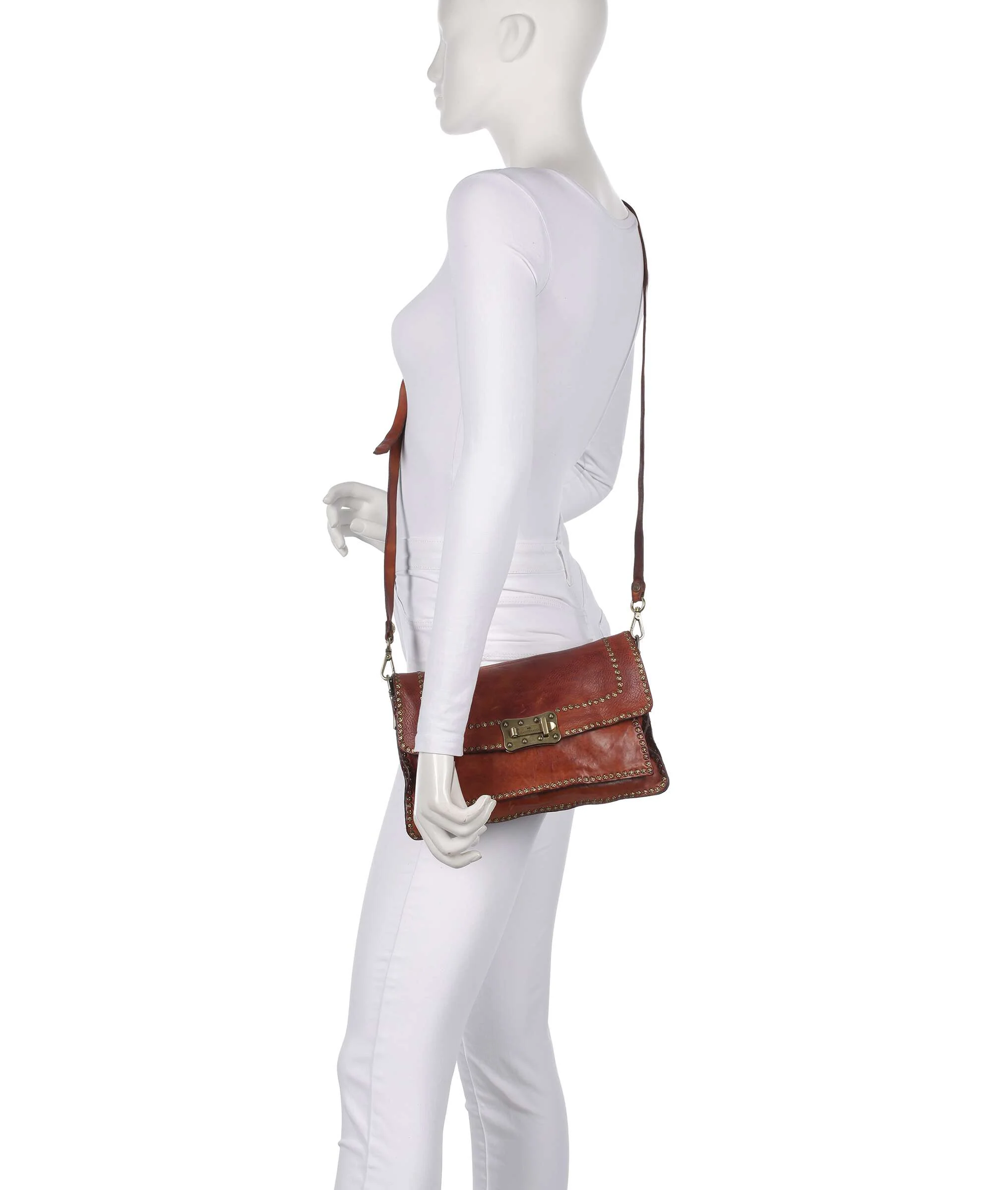 Campomaggi Schoudertas cognac - Image 4