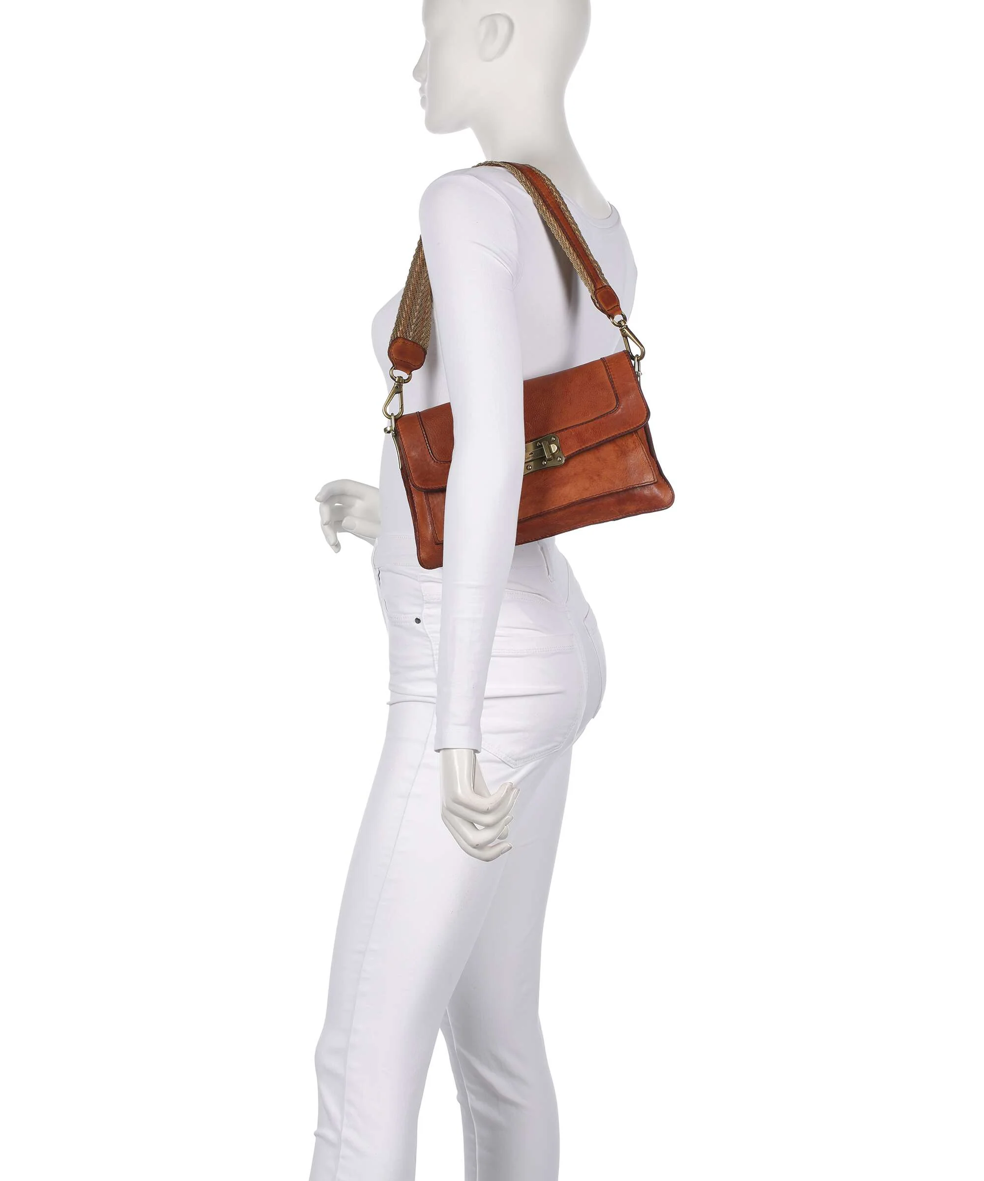 Campomaggi Schoudertas cognac - Image 3