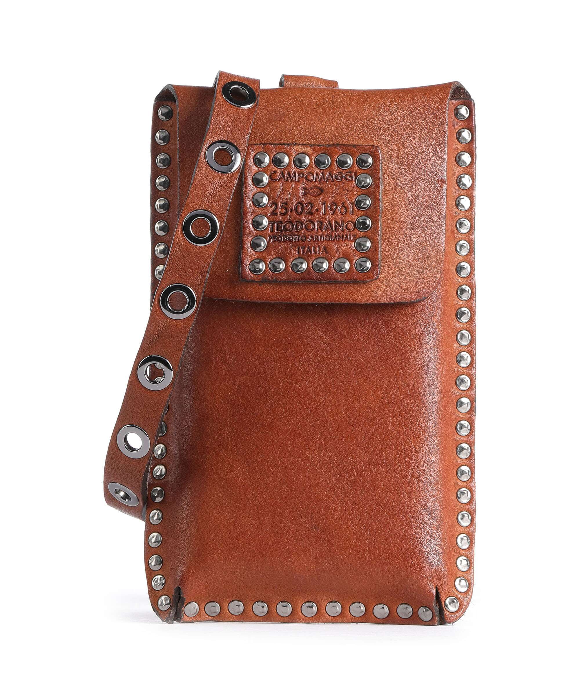 Campomaggi Telefoon tasje cognac