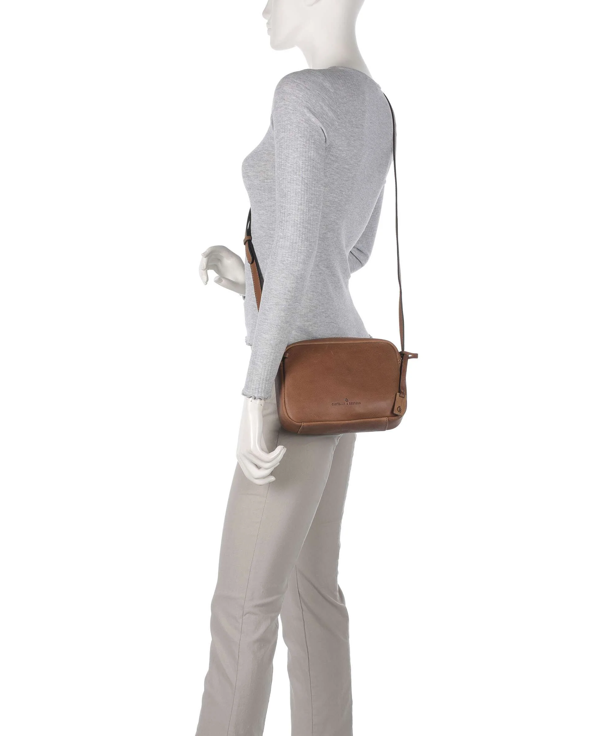 Castelijn & Beerens Carisma Crossbody tas cognac - Image 3