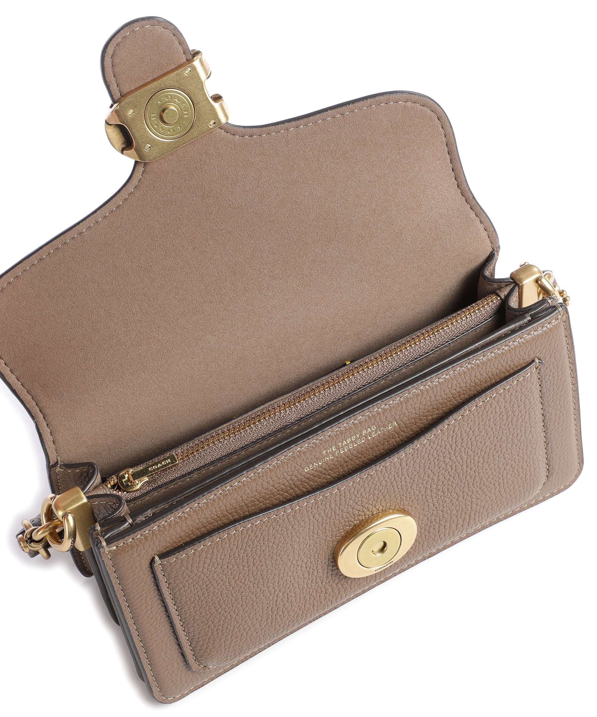 Coach Tabby 20 Crossbody tas dark stone - Image 6
