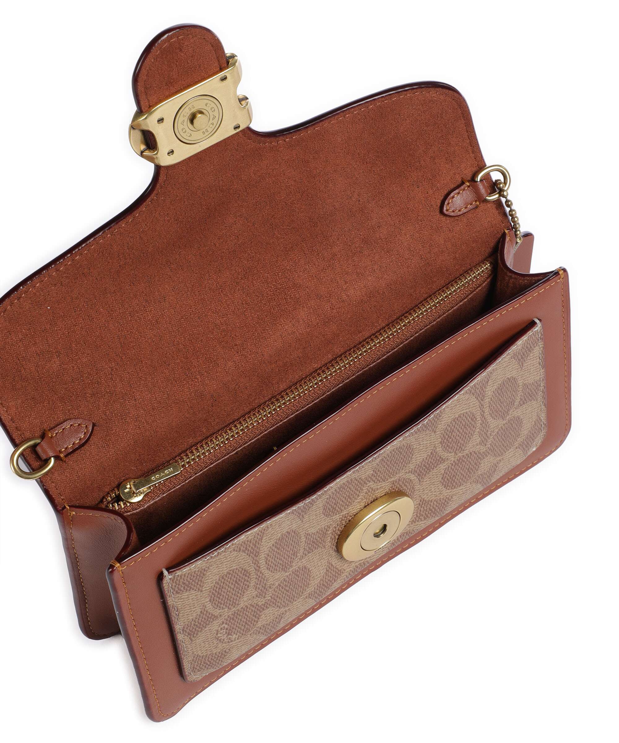 Coach Tabby Chain Crossbody tas tan caramel - Image 6
