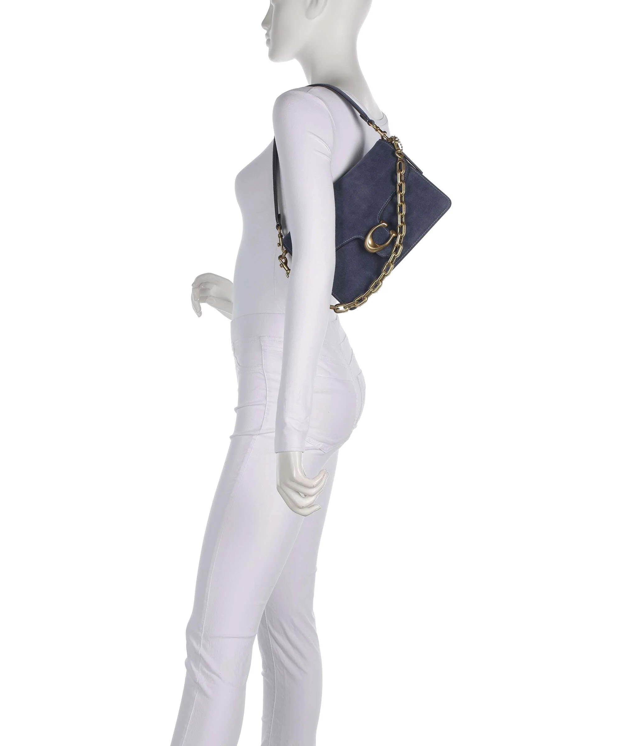 Coach Tabby Chain Schoudertas light denim - Image 3