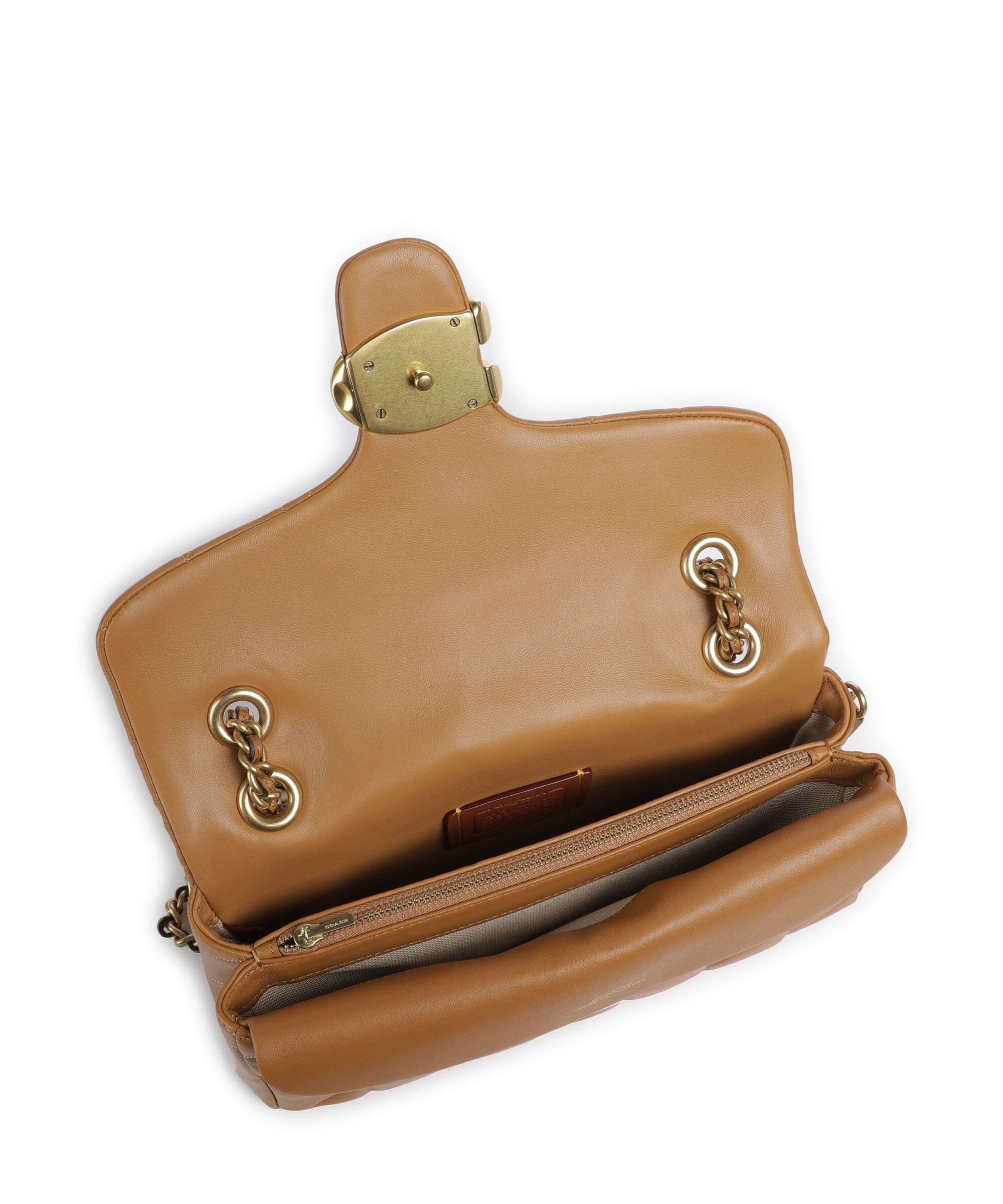 Coach Tabby Quilted 26 Schoudertas honey brown - Image 7