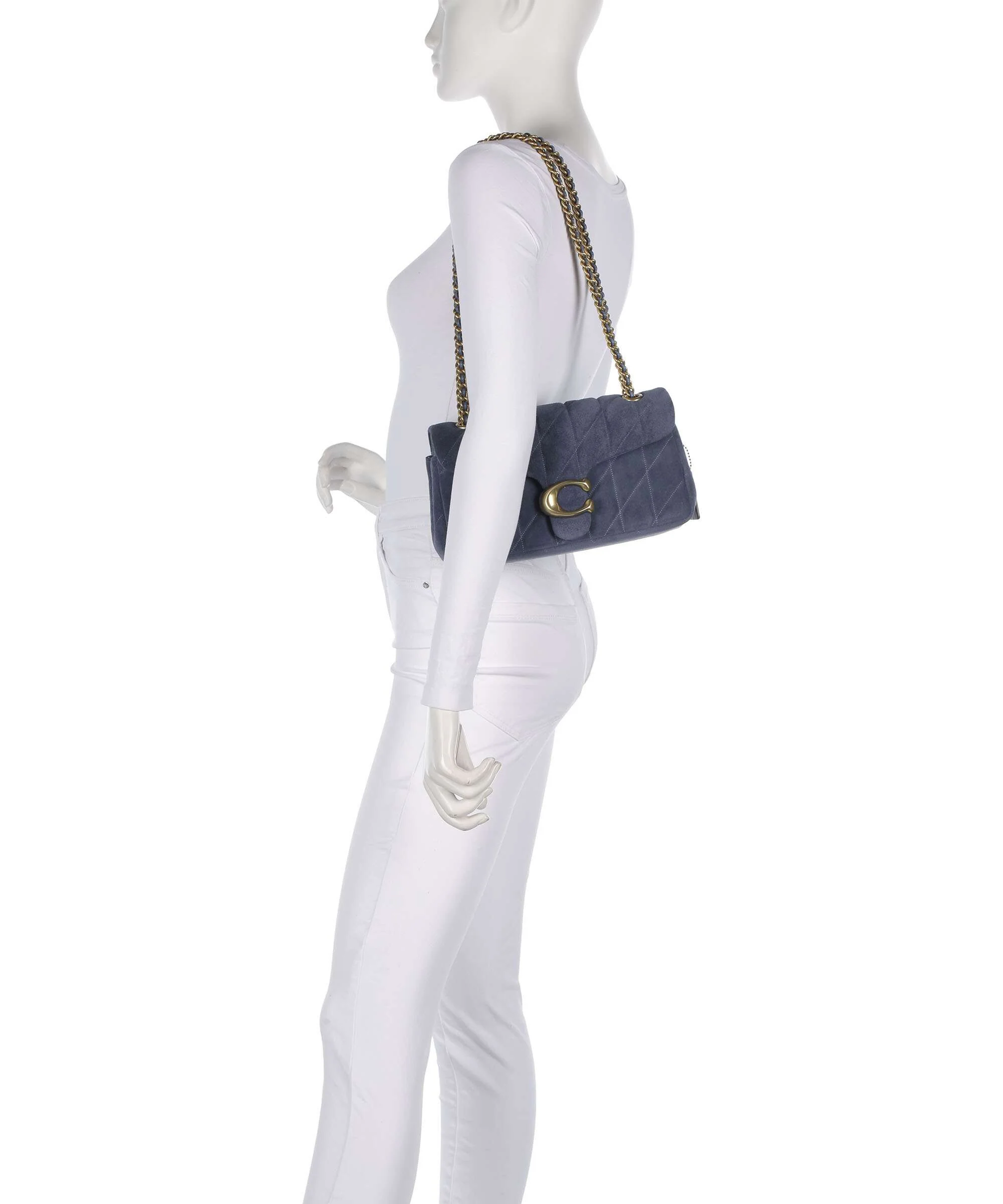 Coach Tabby Quilted 26 Schoudertas light denim - Image 3