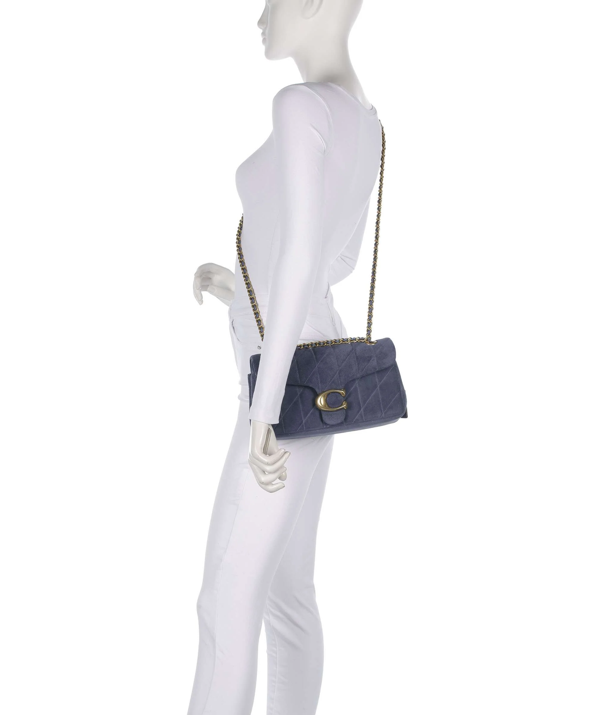 Coach Tabby Quilted 26 Schoudertas light denim - Image 4