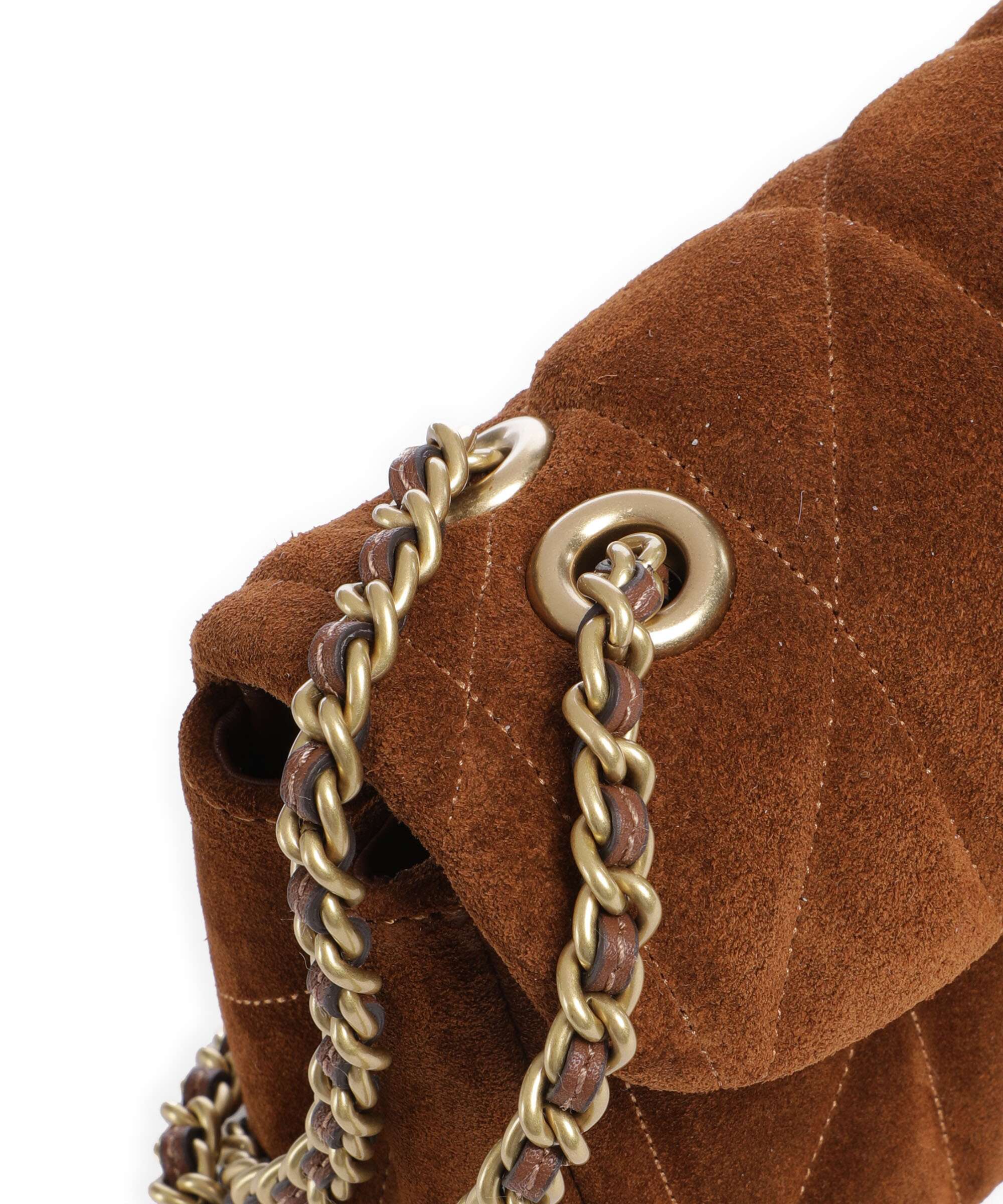 Coach Tabby Quilted Suede 20 Schoudertas warm brown - Image 5