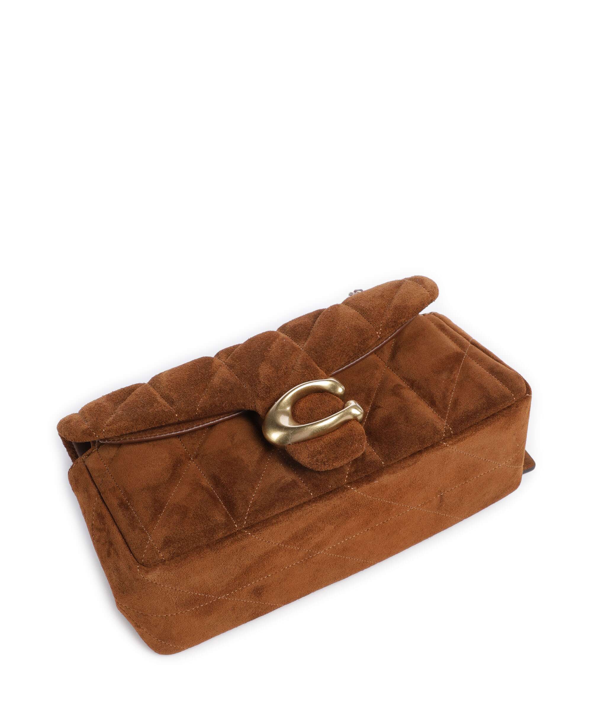 Coach Tabby Quilted Suede 20 Schoudertas warm brown - Image 6