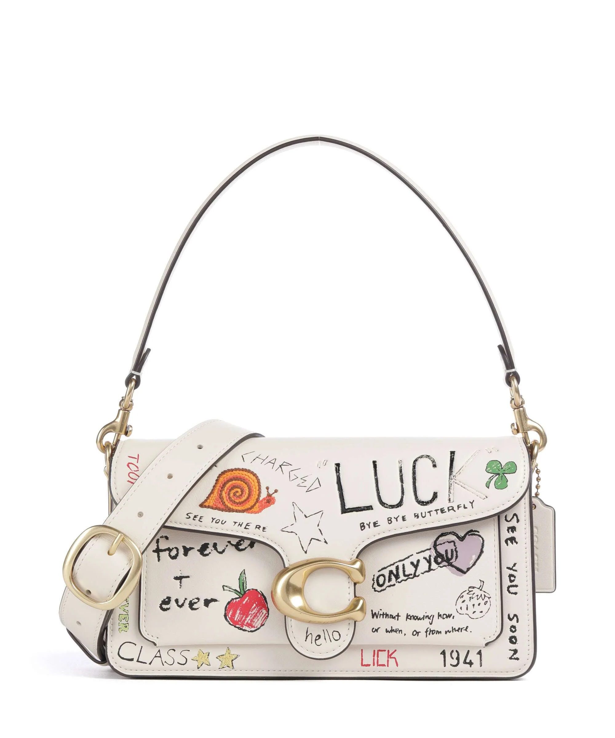 Coach Tabby Sketch Print 26 Schoudertas chalk/multicolour
