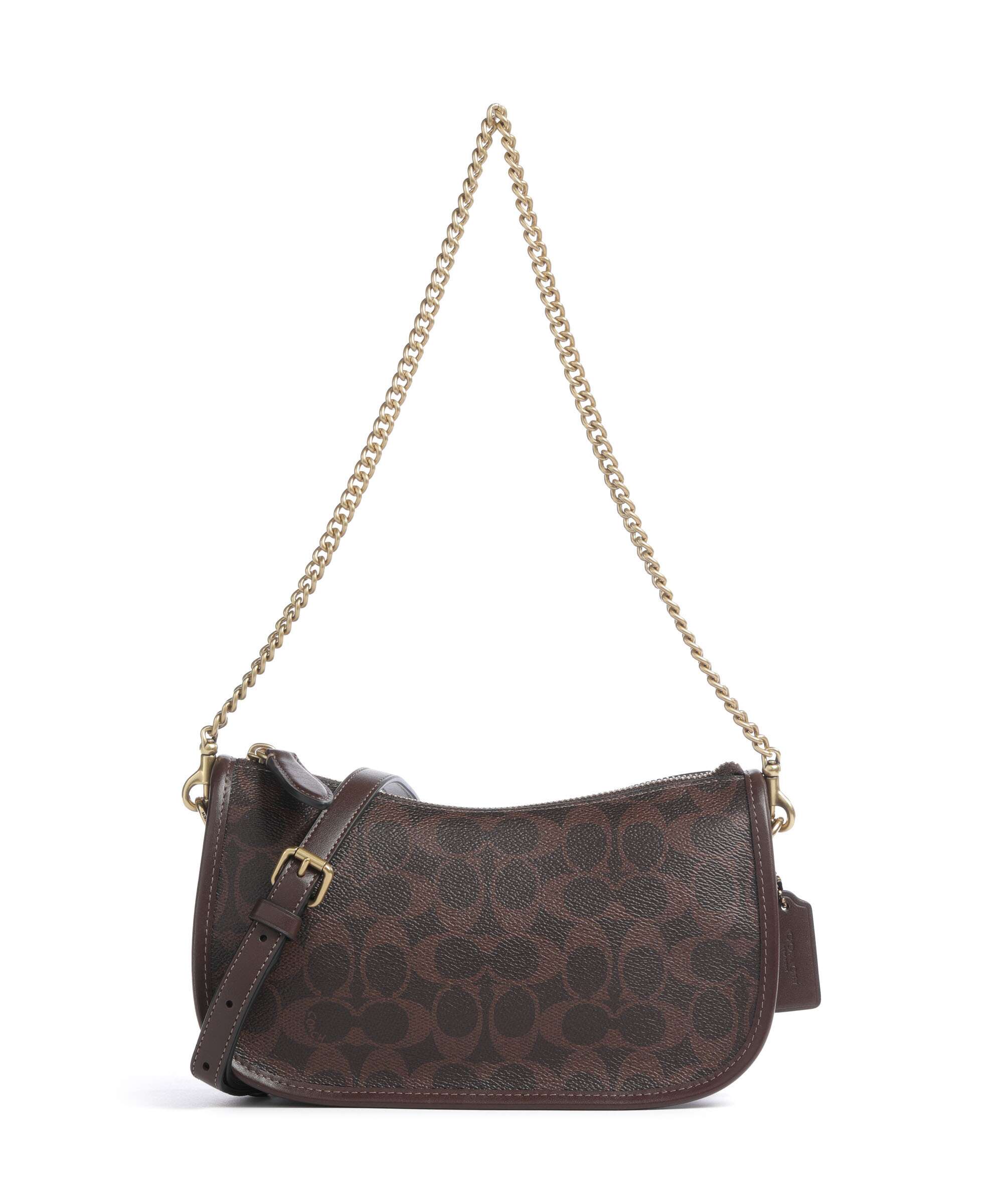 Coach Waverly Signature Schoudertas maple