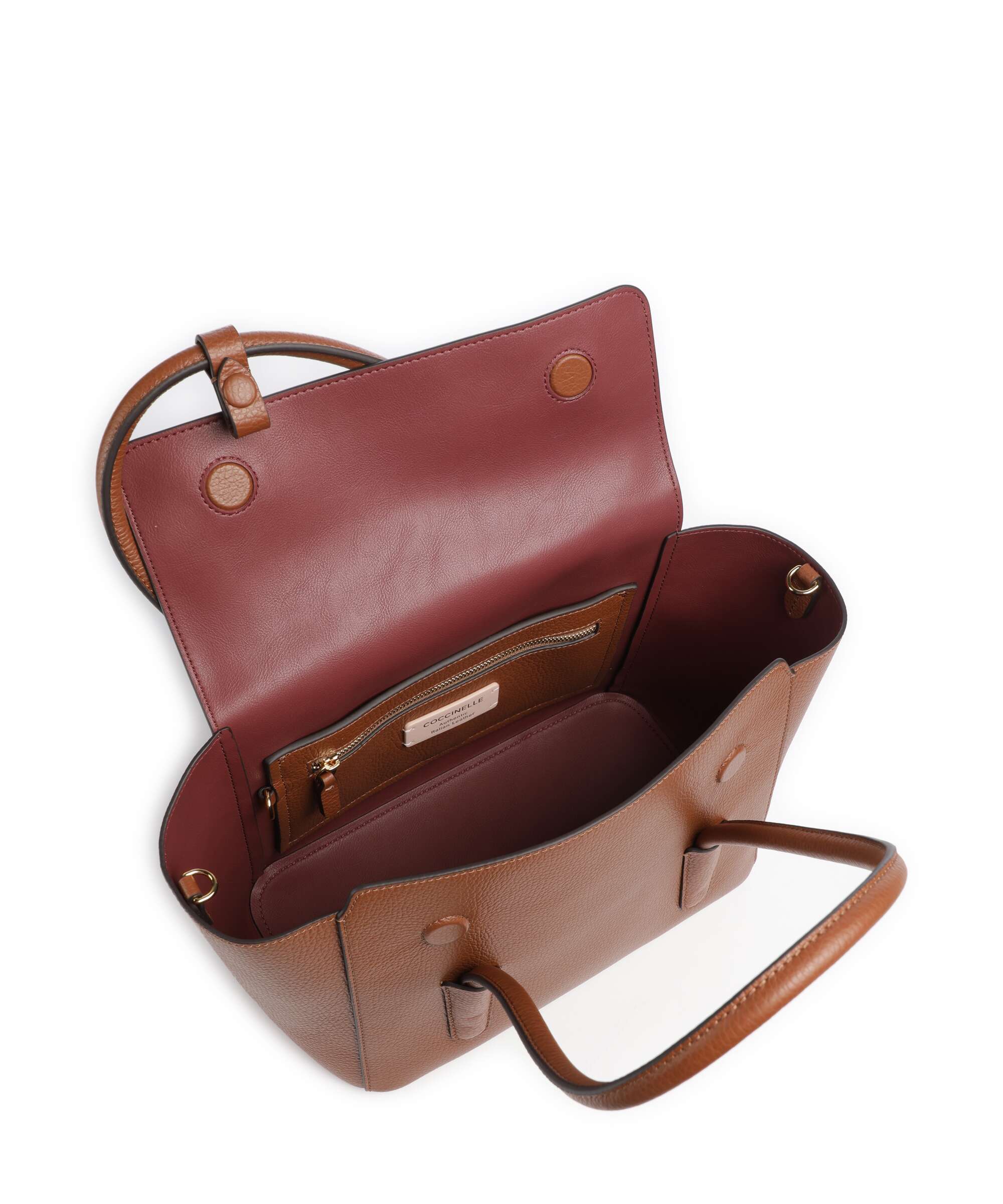 Coccinelle Beat Double Handtas cognac - Image 7
