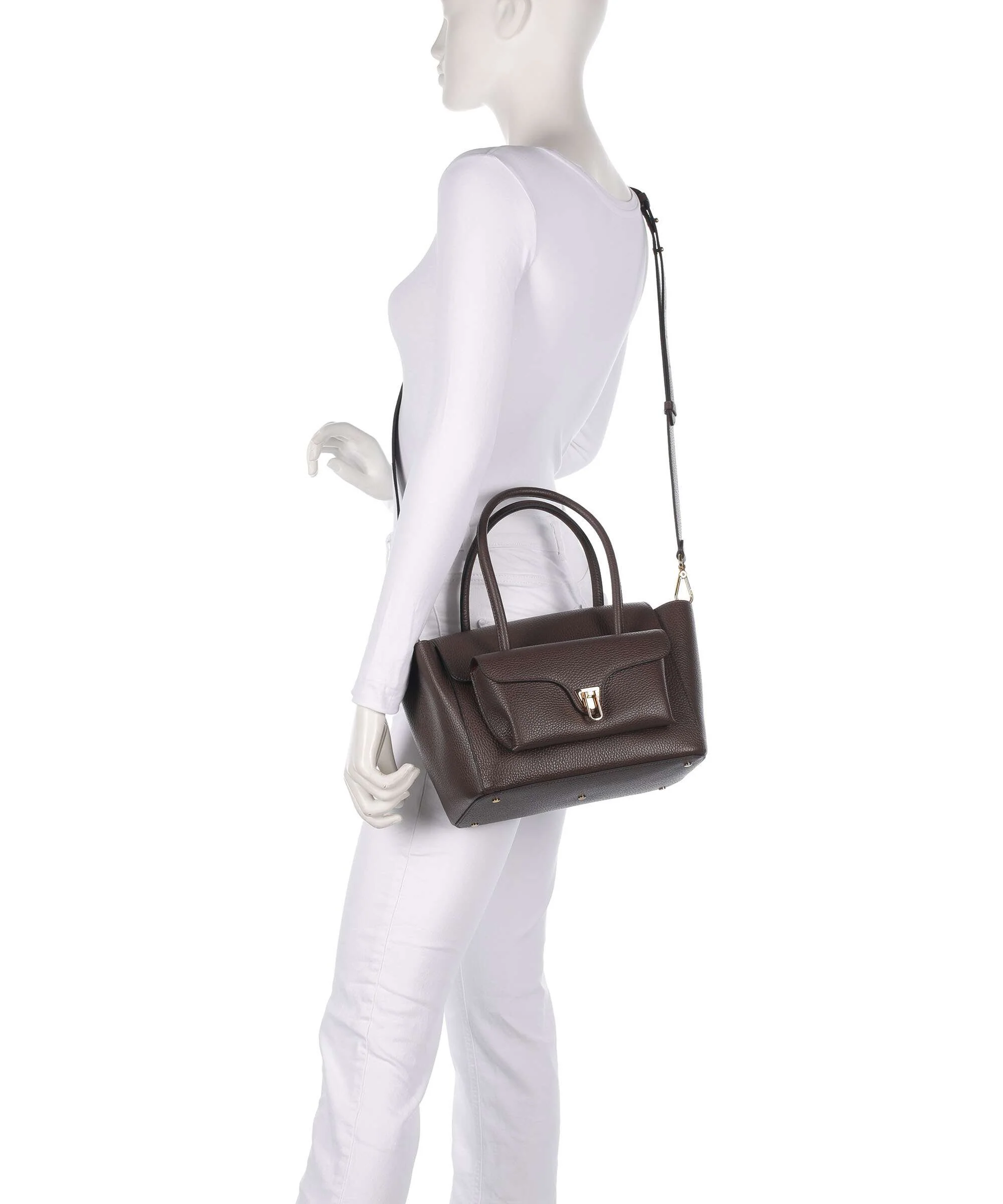 Coccinelle Beat Double Handtas brunette - Image 3
