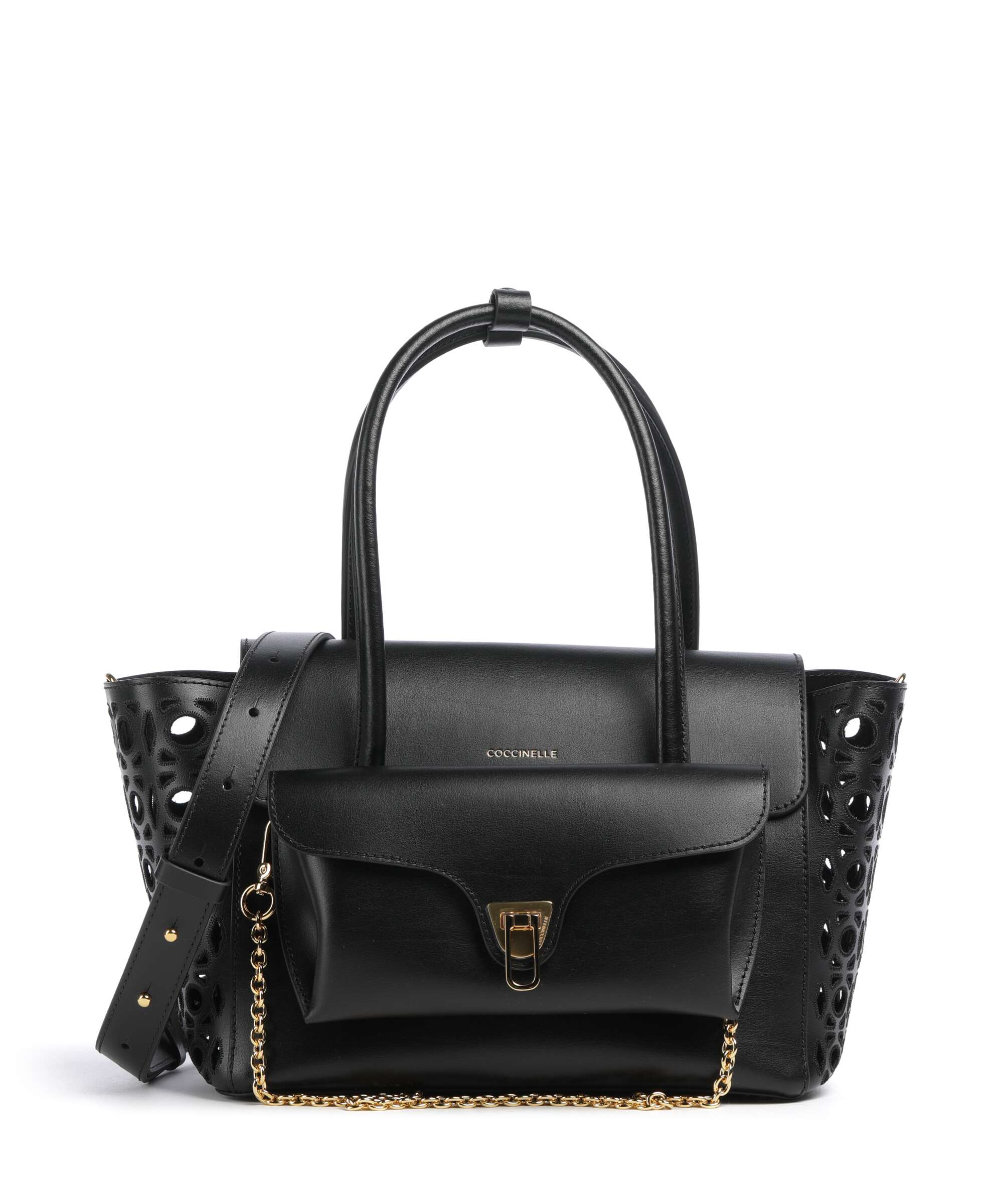 Coccinelle Beat Double Monogram Handtas noir