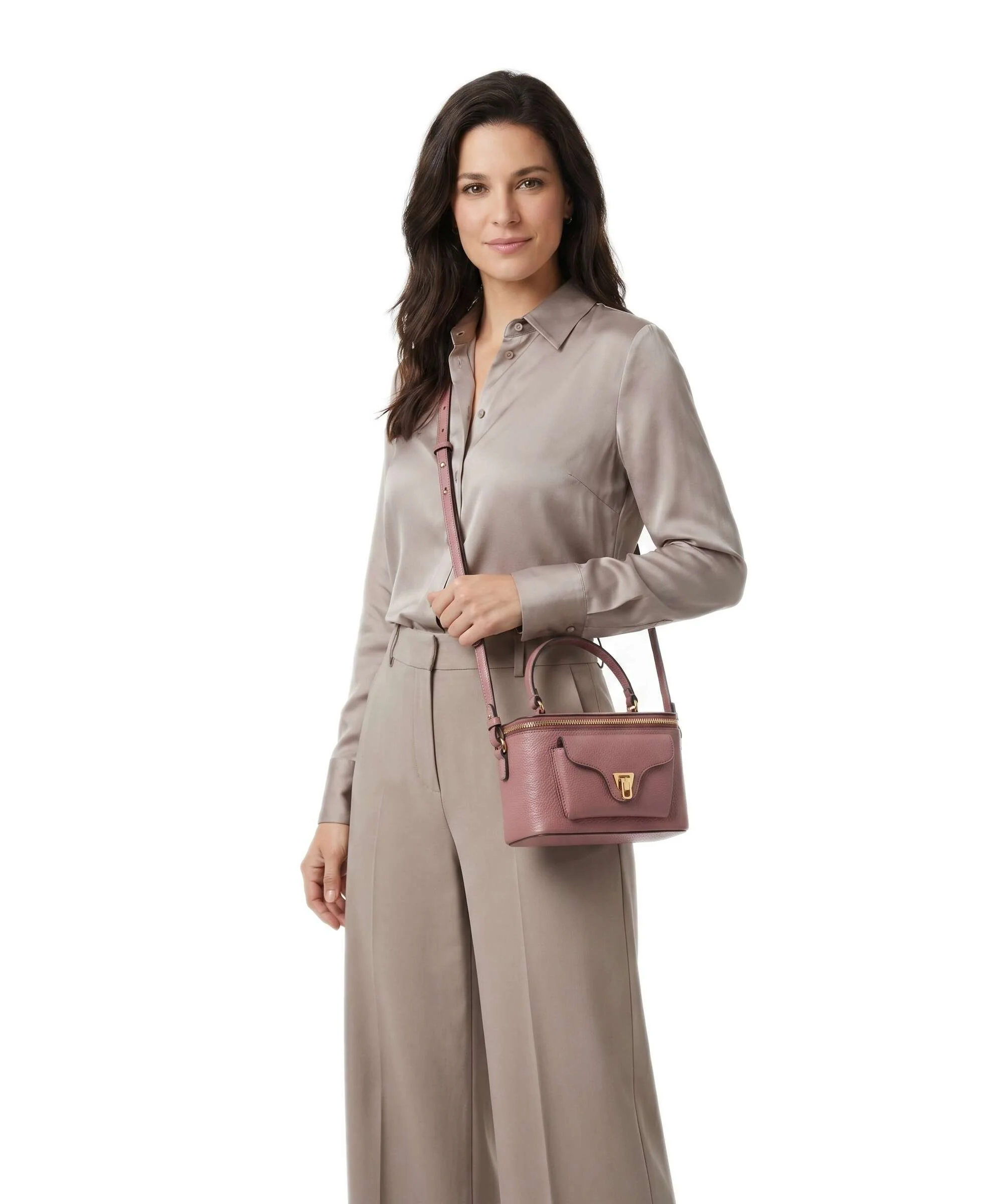 Coccinelle Beat Generation Crossbody tas winter rose - Image 3