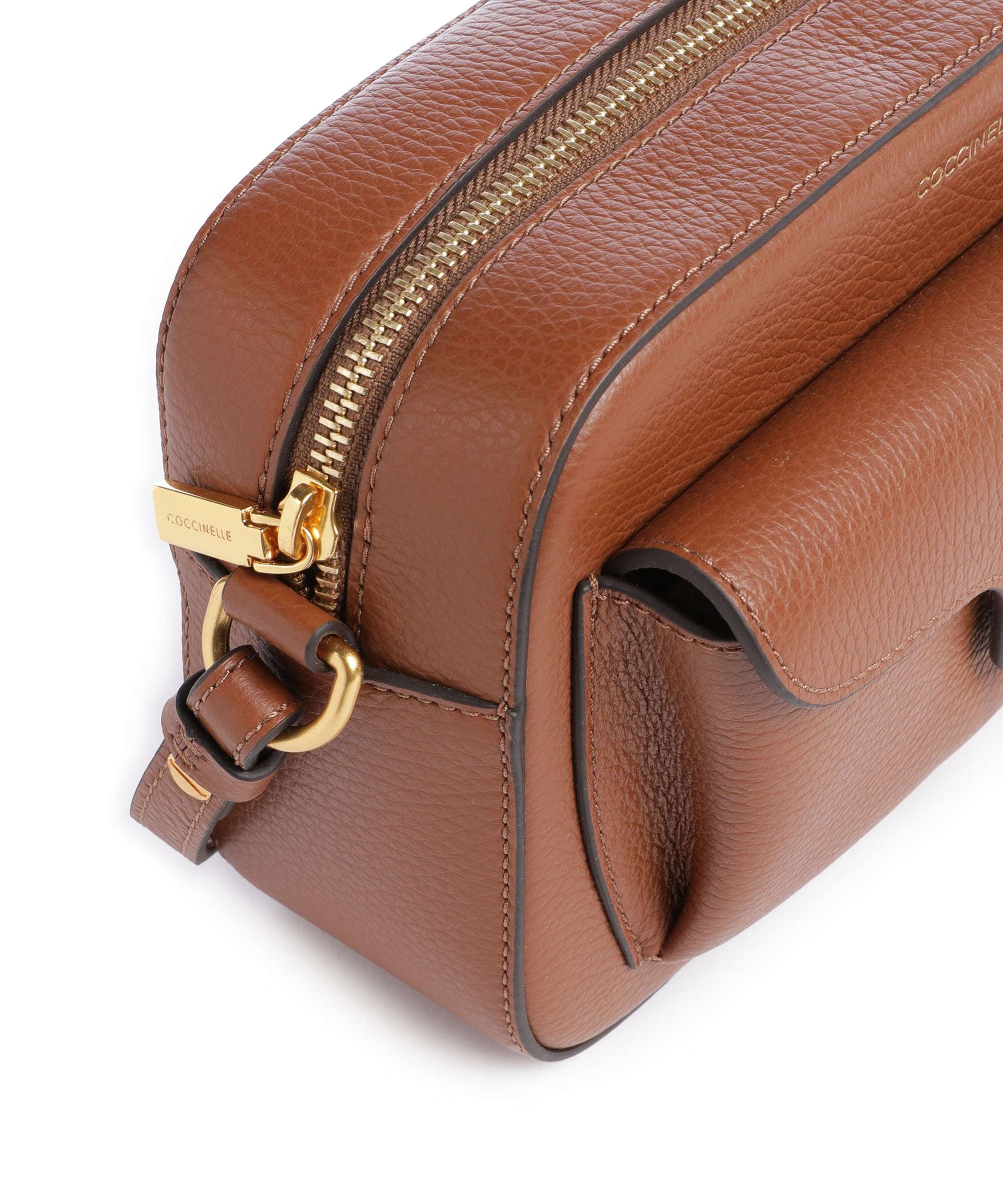 Coccinelle Beat Soft Crossbody tas cognac - Image 4